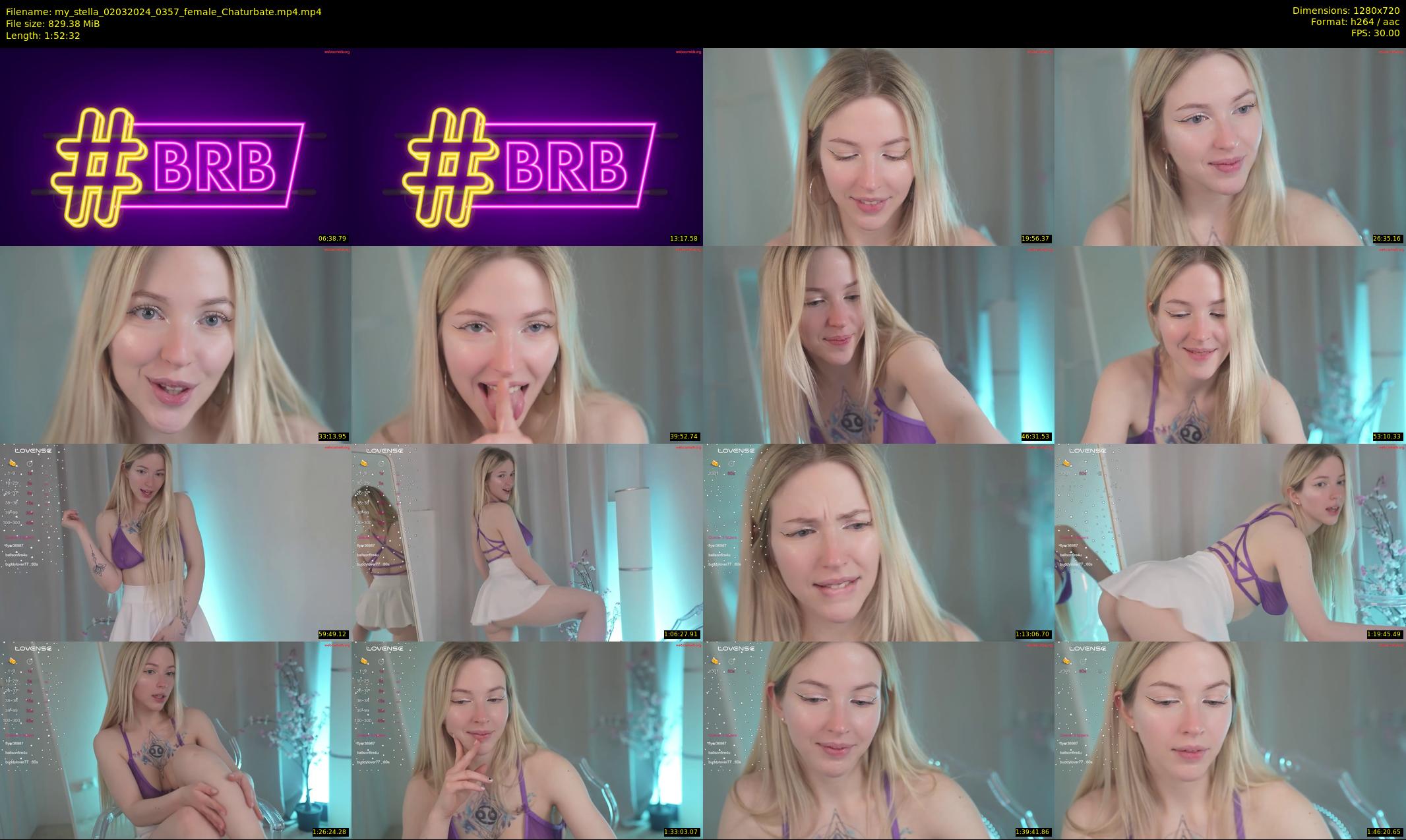 my_stella — 113 minute Chaturbate female cam show recording, 720p, Mar 2, 2024