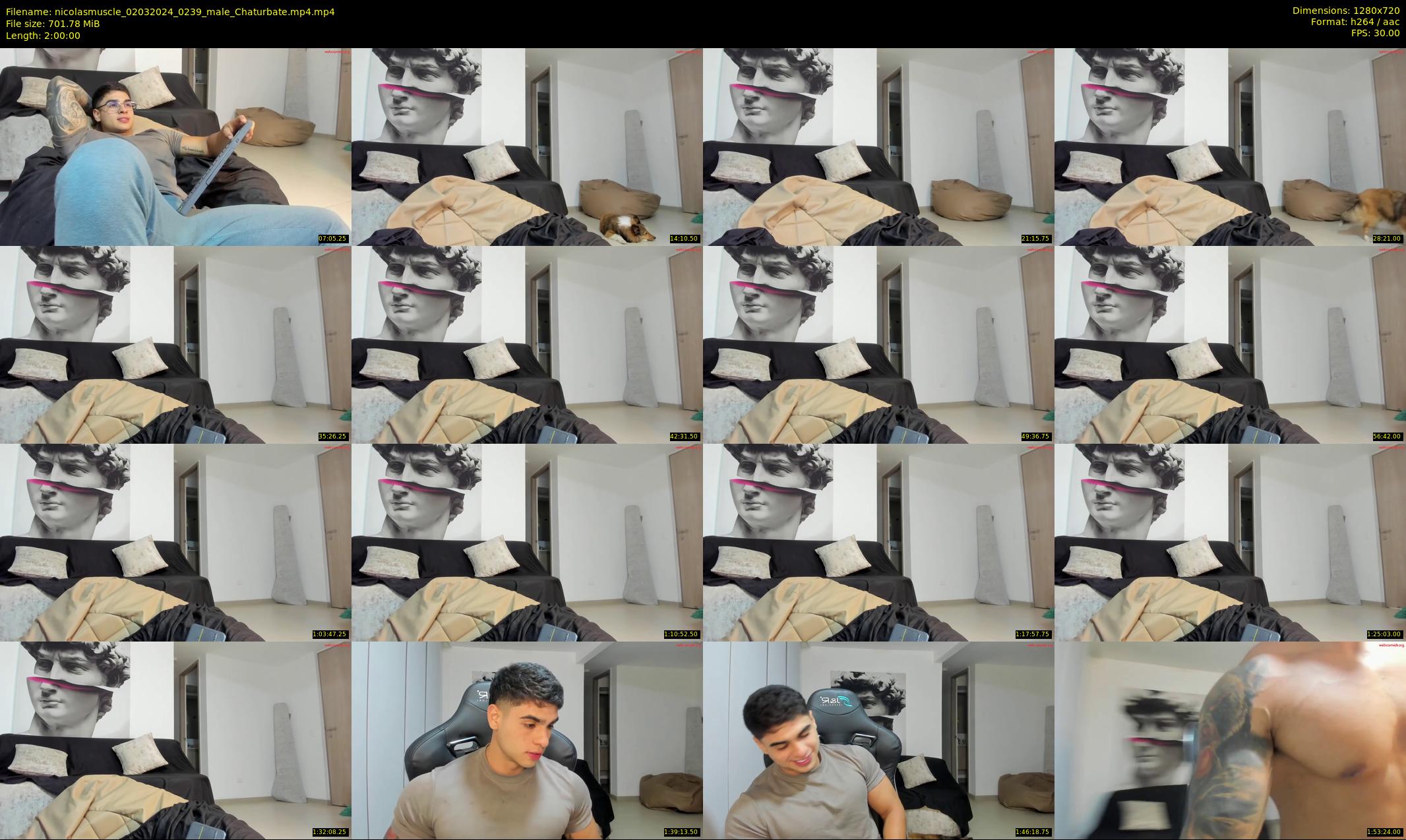 nicolasmuscle — 120 minute Chaturbate male cam show recording, 720p, Mar 2, 2024