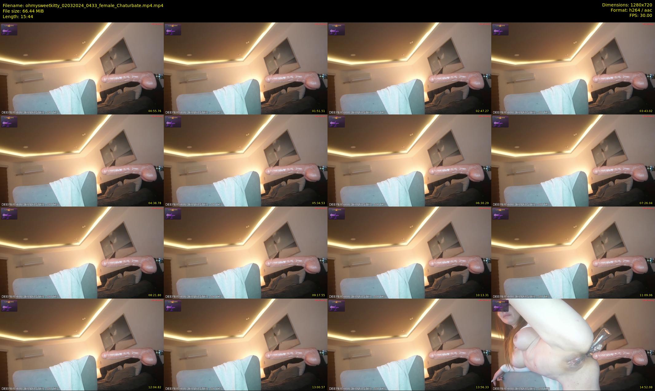 ohmysweetkitty — 16 minute Chaturbate female cam show recording, 720p, Mar 2, 2024