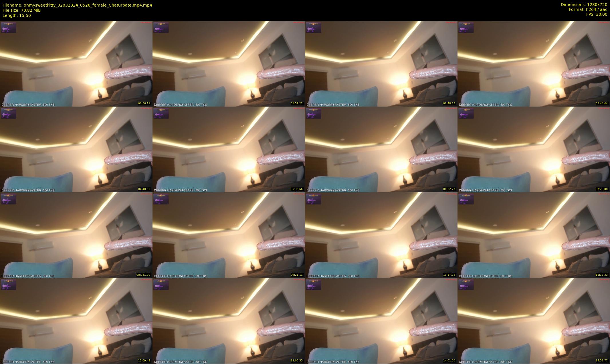 ohmysweetkitty — 16 minute Chaturbate female cam show recording, 720p, Mar 2, 2024