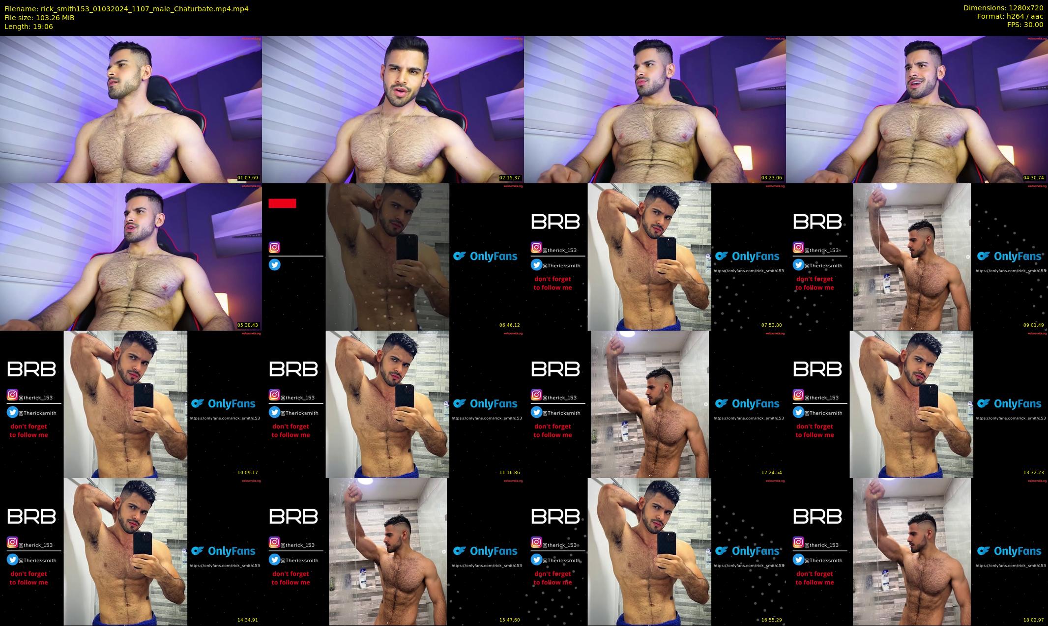 rick_smith153 — 20 minute Chaturbate male cam show recording, 720p, Mar 1, 2024