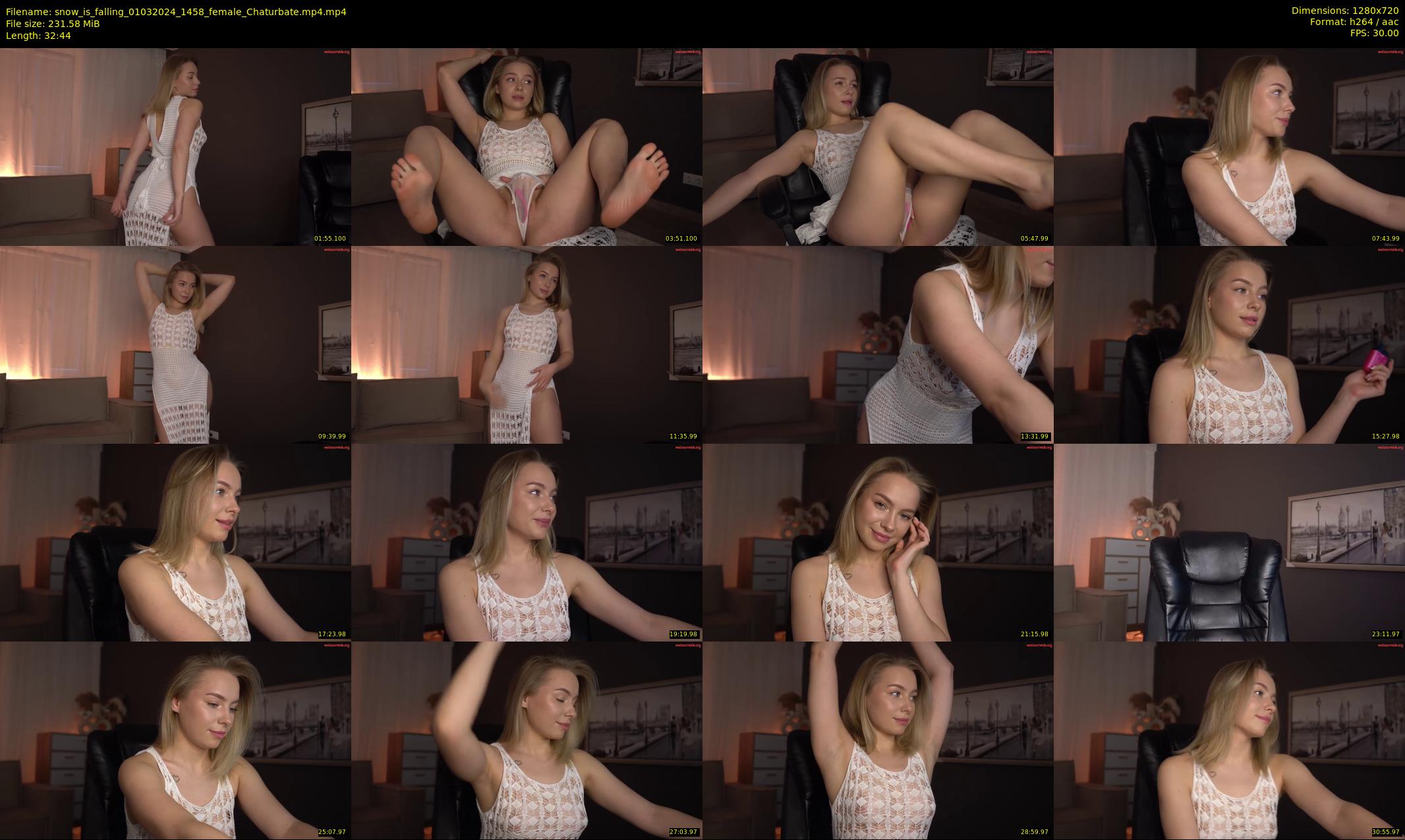 snow_is_falling — 33 minute Chaturbate female cam show recording, 720p, Mar 1, 2024