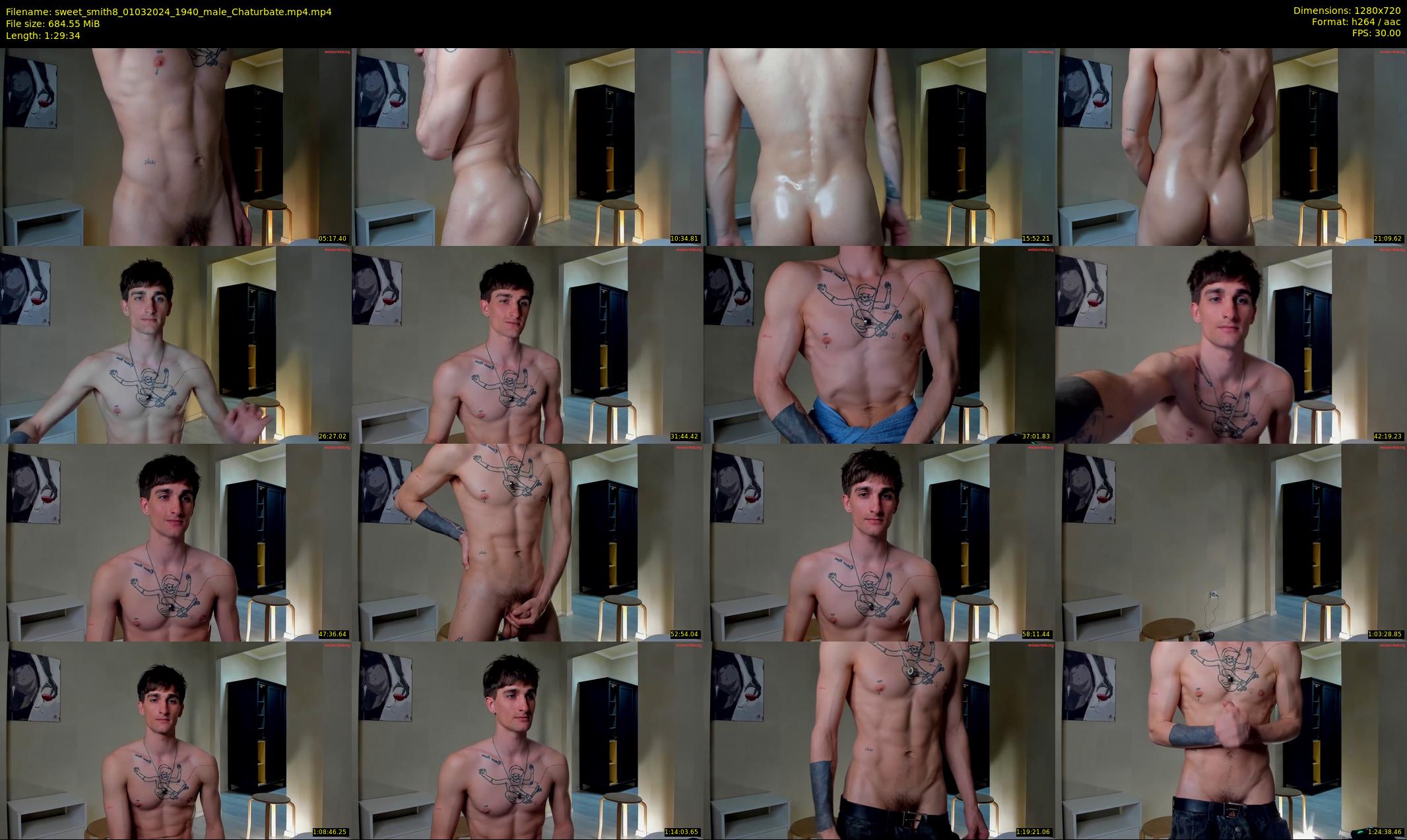 sweet_smith8 — 90 minute Chaturbate male cam show recording, 720p, Mar 1, 2024