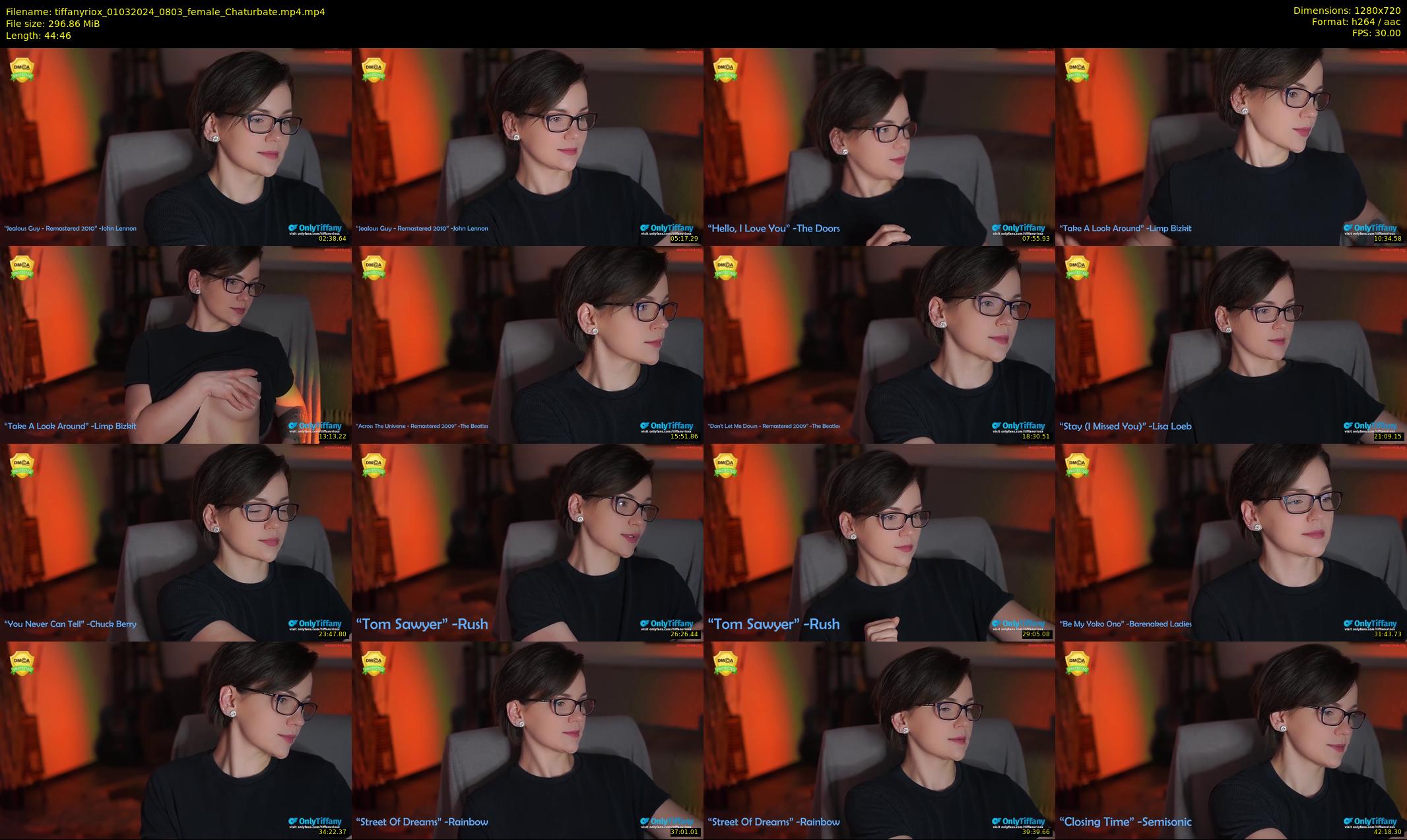 tiffanyriox — 45 minute Chaturbate female cam show recording, 720p, Mar 1, 2024