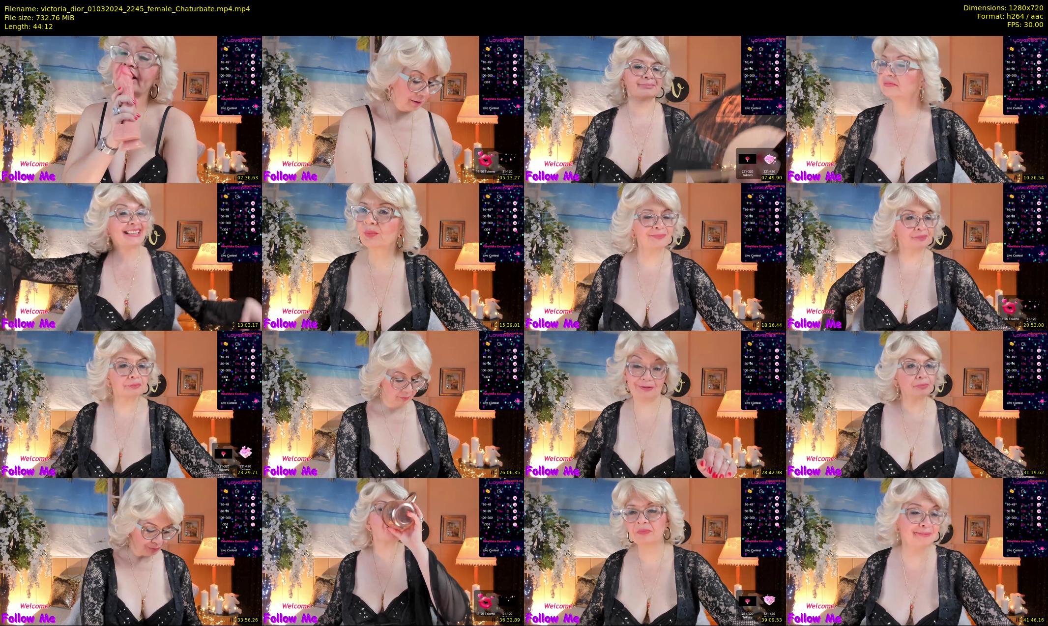 victoria_dior — 45 minute Chaturbate female cam show recording, 720p, Mar 1, 2024