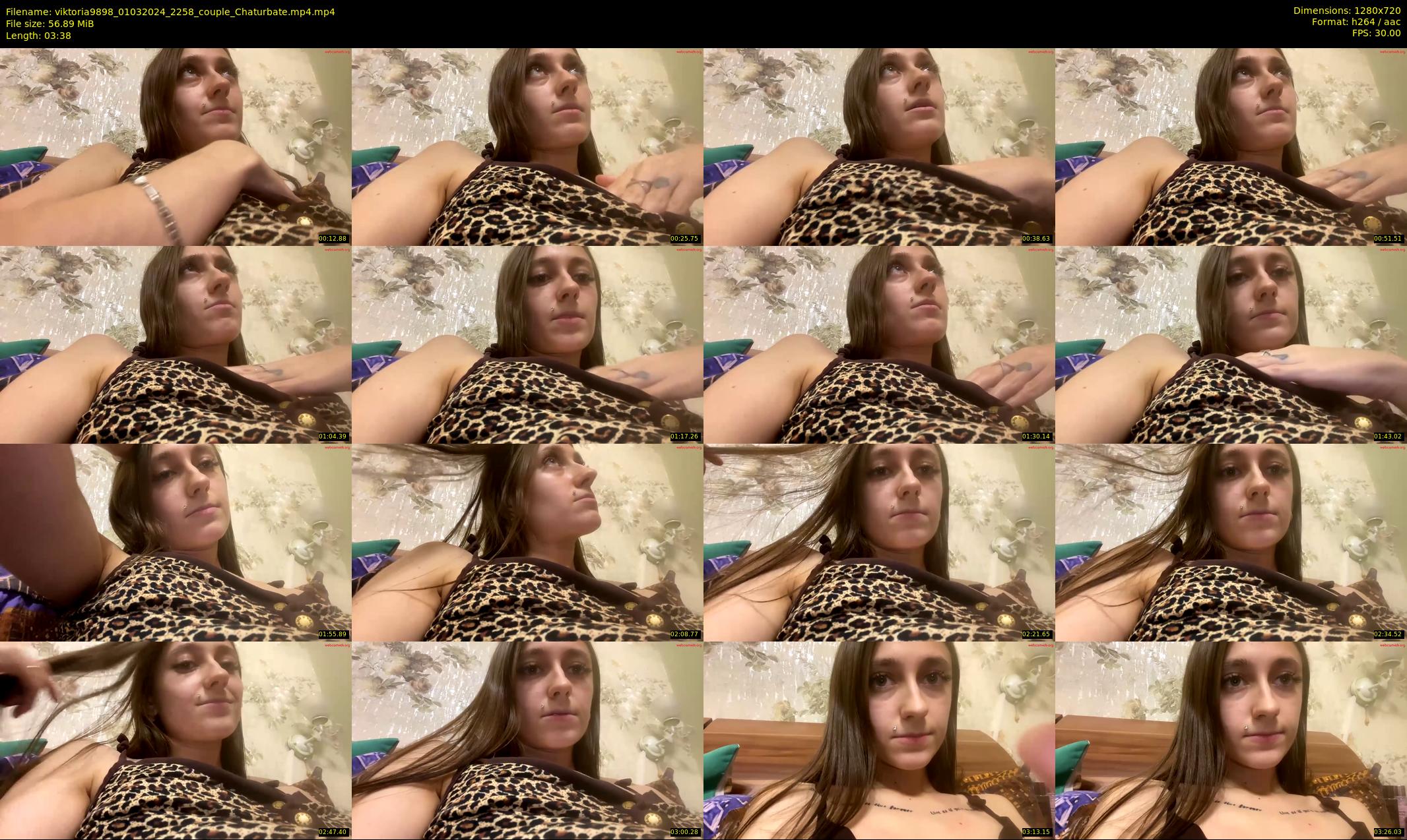 viktoria9898 — 4 minute Chaturbate couple cam show recording, 720p, Mar 1, 2024