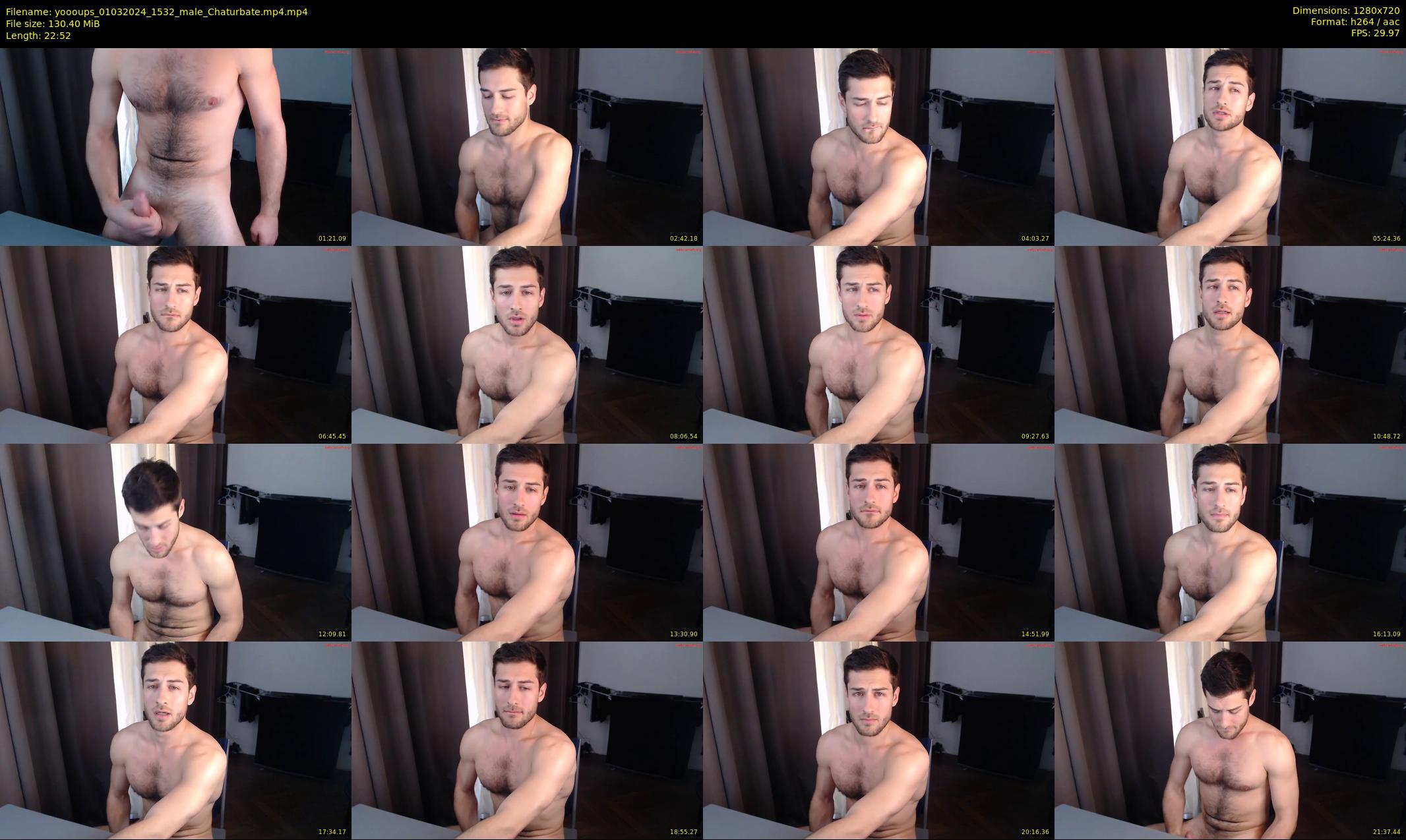 yoooups — 23 minute Chaturbate male cam show recording, 720p, Mar 1, 2024