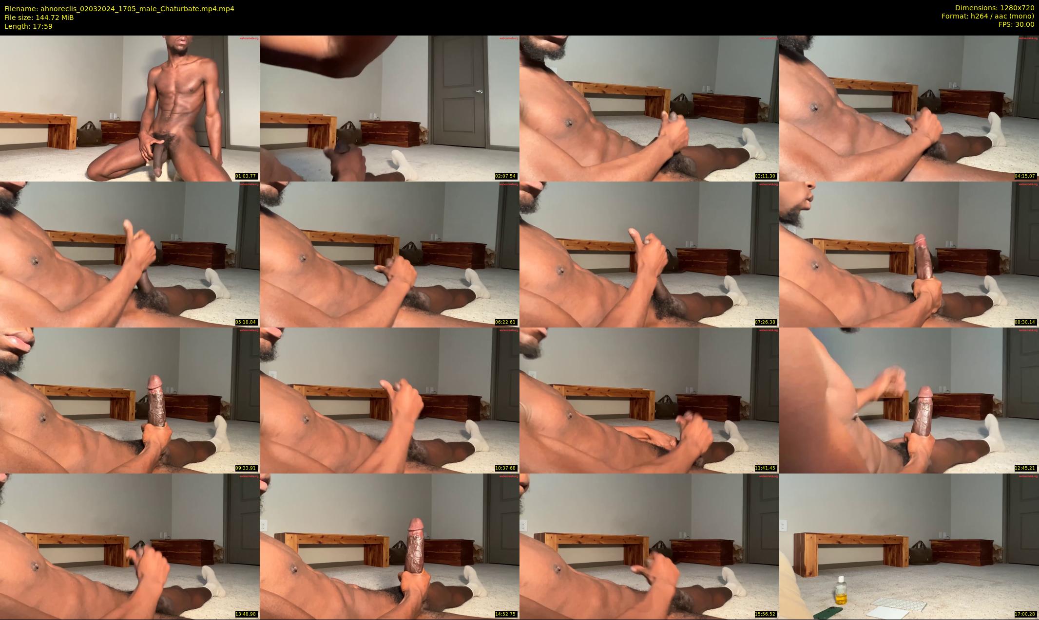 ahnoreclis — 18 minute Chaturbate male cam show recording, 720p, Mar 2, 2024