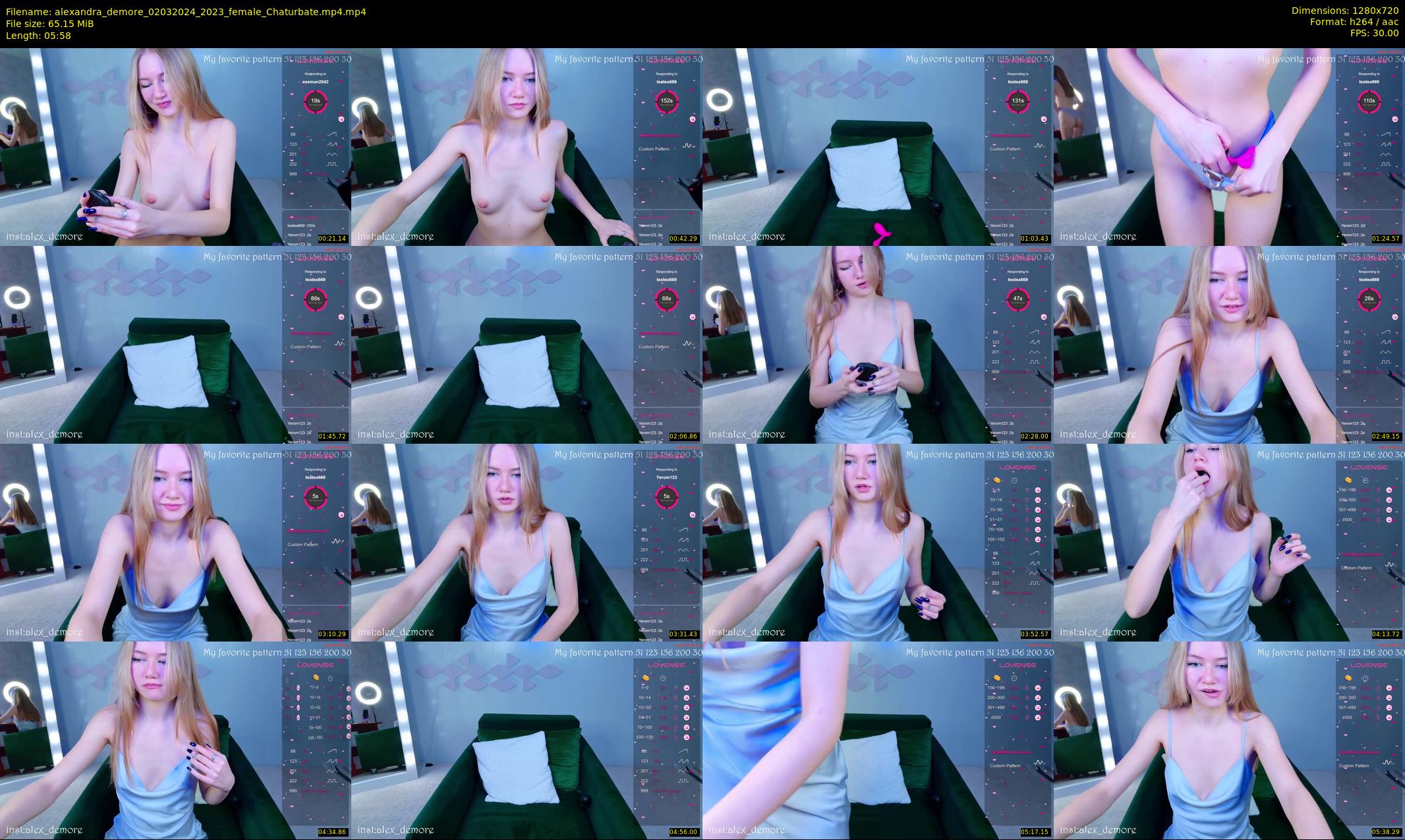 alexandra_demore — 6 minute Chaturbate female cam show recording, 720p, Mar 2, 2024