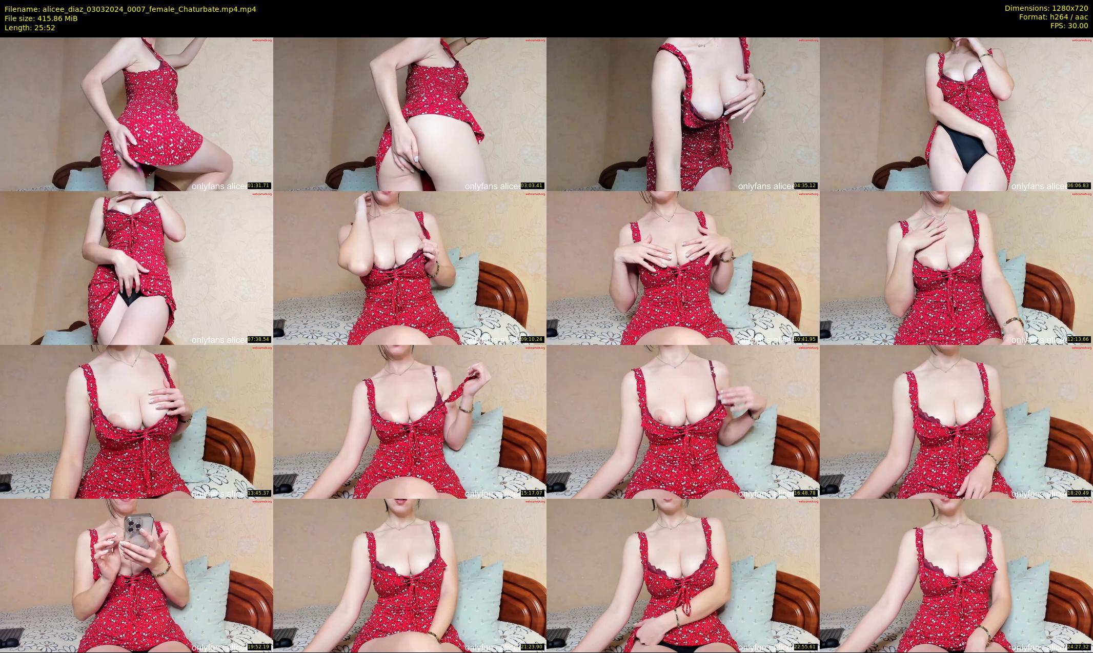alicee_diaz — 26 minute Chaturbate female cam show recording, 720p, Mar 3, 2024