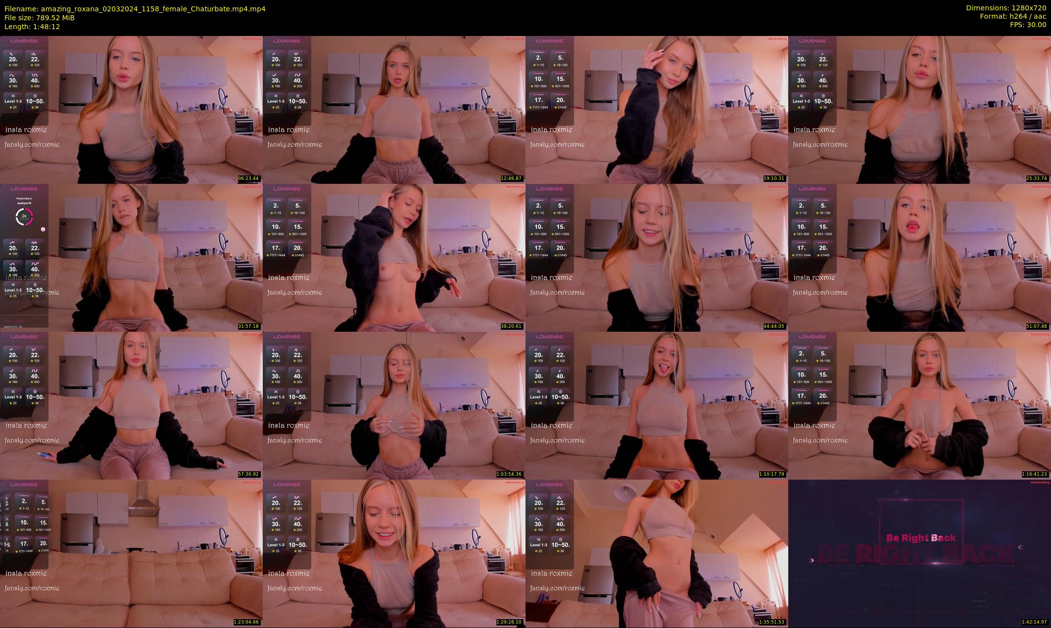 amazing_roxana — 109 minute Chaturbate female cam show recording, 720p, Mar 2, 2024
