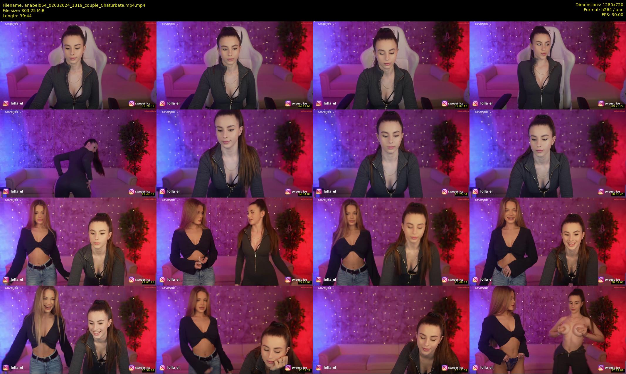 anabel054 — 40 minute Chaturbate female cam show recording, 720p, Mar 2, 2024