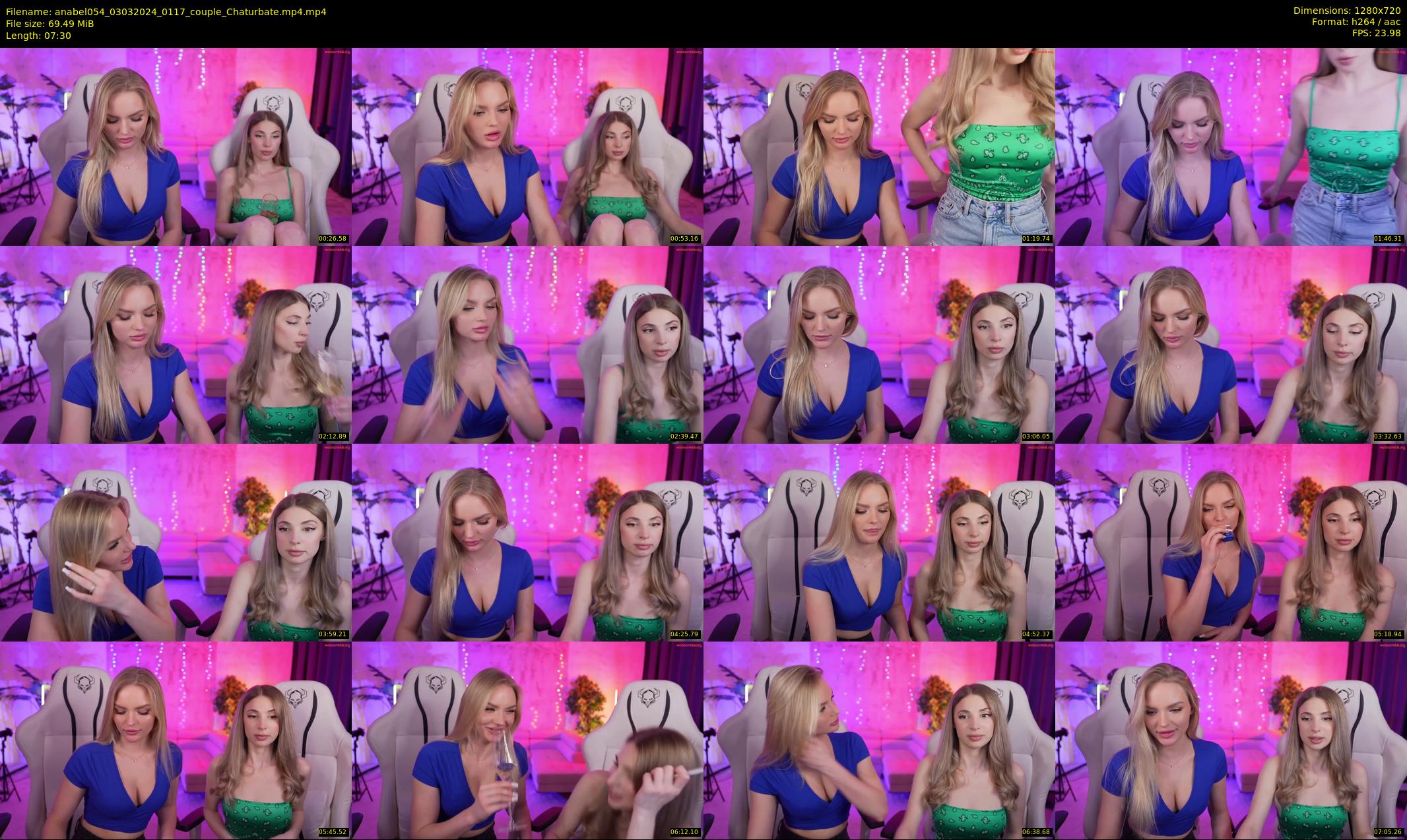 anabel054 — 8 minute Chaturbate female cam show recording, 720p, Mar 3, 2024