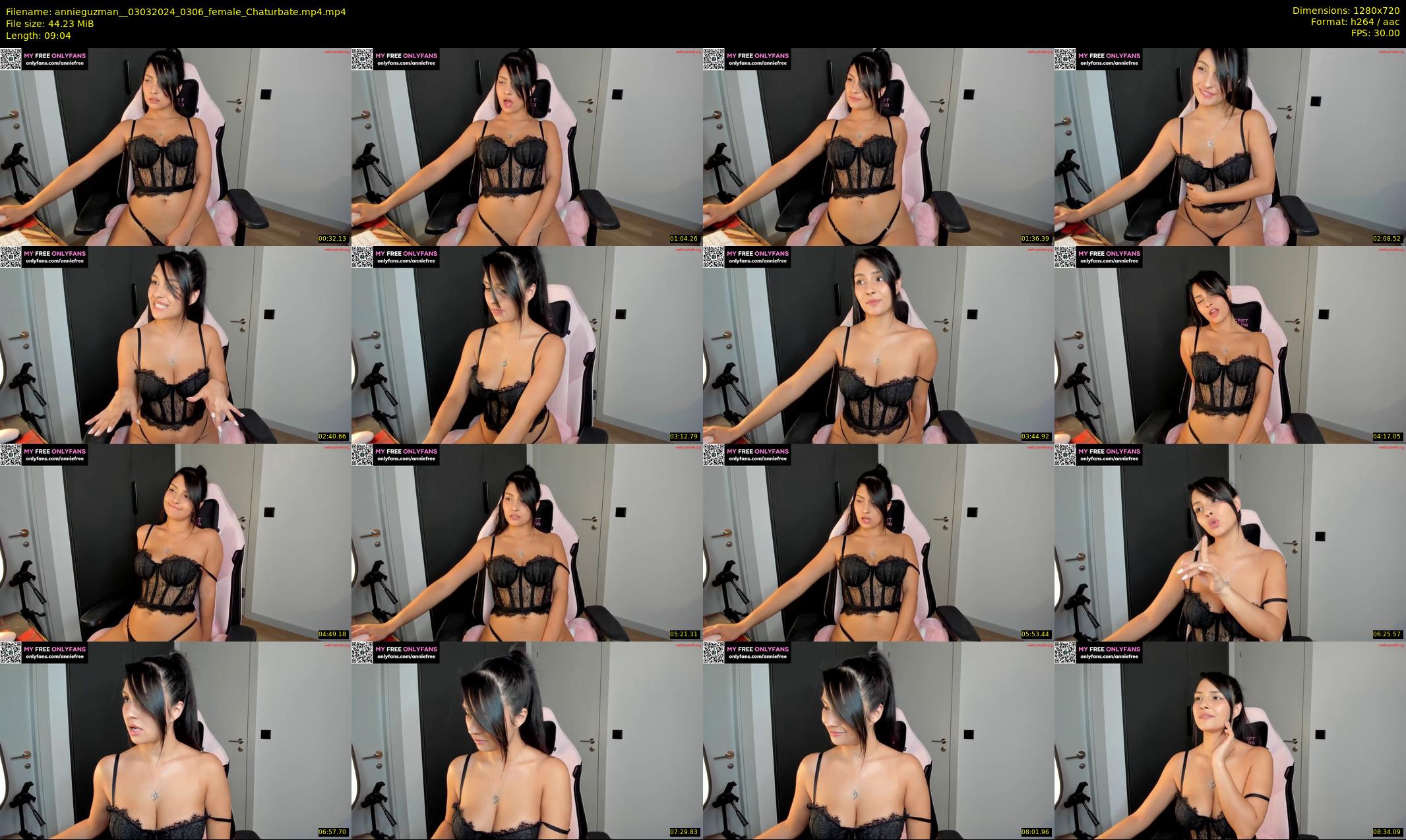 annieguzman_ — 10 minute Chaturbate female cam show recording, 720p, Mar 3, 2024