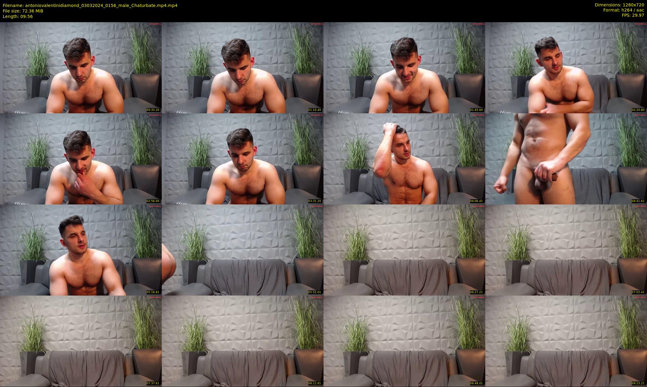 antoniovalentinidiamond — 10 minute Chaturbate male cam show recording, 720p, Mar 3, 2024