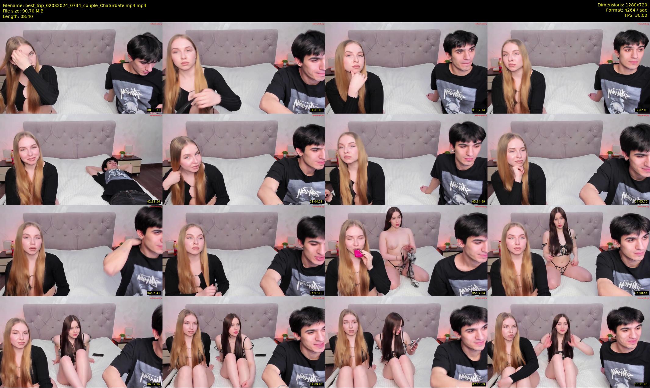 best_trip — 9 minute Chaturbate couple cam show recording, 720p, Mar 2, 2024