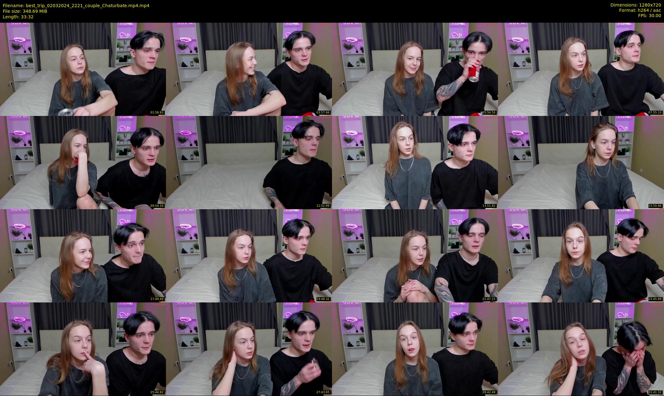 best_trip — 34 minute Chaturbate couple cam show recording, 720p, Mar 2, 2024