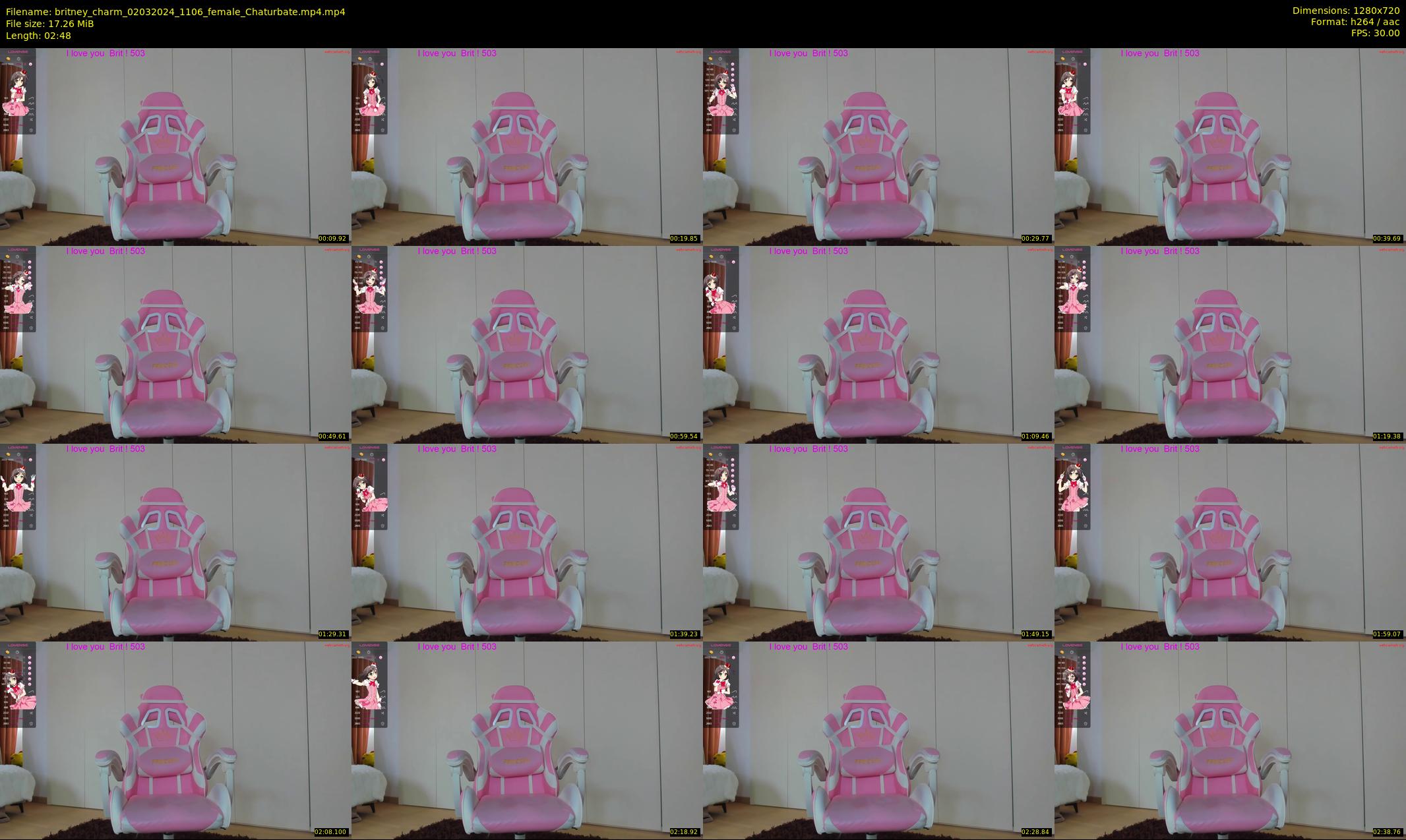britney_charm — 3 minute Chaturbate female cam show recording, 720p, Mar 2, 2024