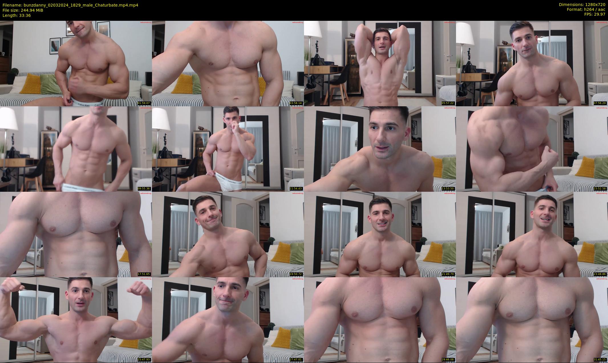 bunzdanny — 34 minute Chaturbate male cam show recording, 720p, Mar 2, 2024