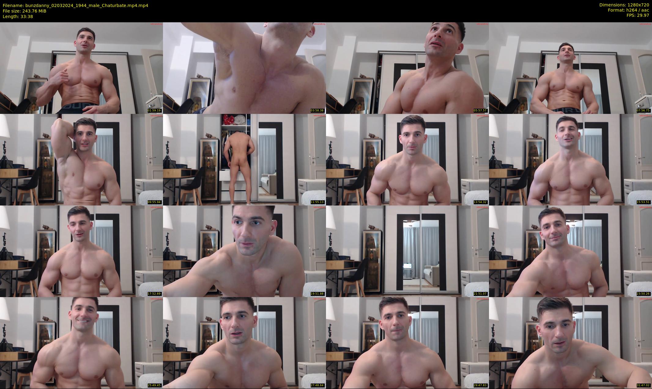 bunzdanny — 34 minute Chaturbate male cam show recording, 720p, Mar 2, 2024