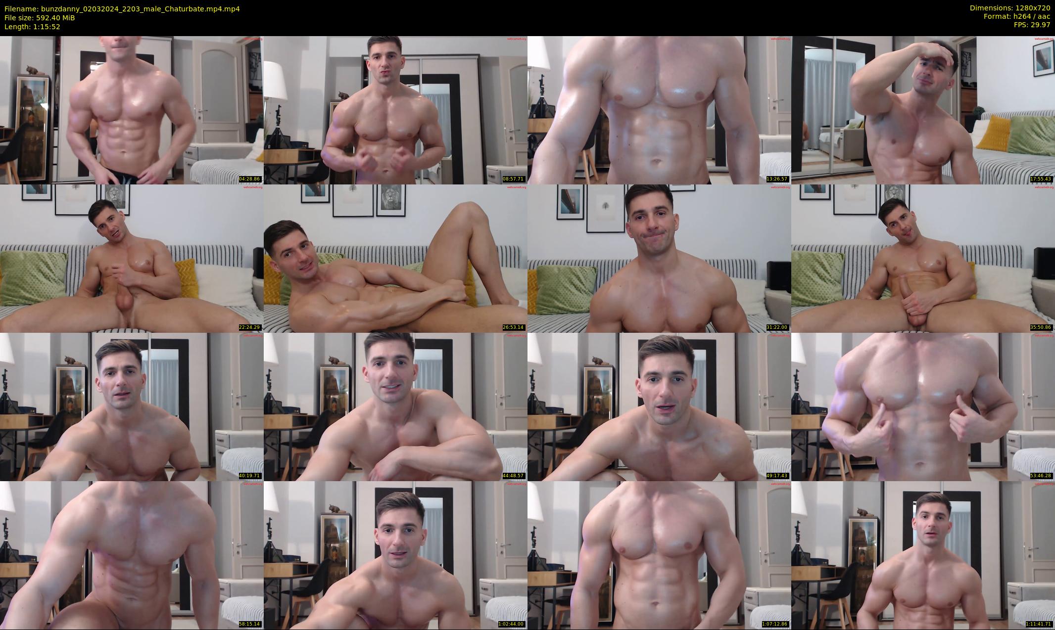 bunzdanny — 76 minute Chaturbate male cam show recording, 720p, Mar 2, 2024