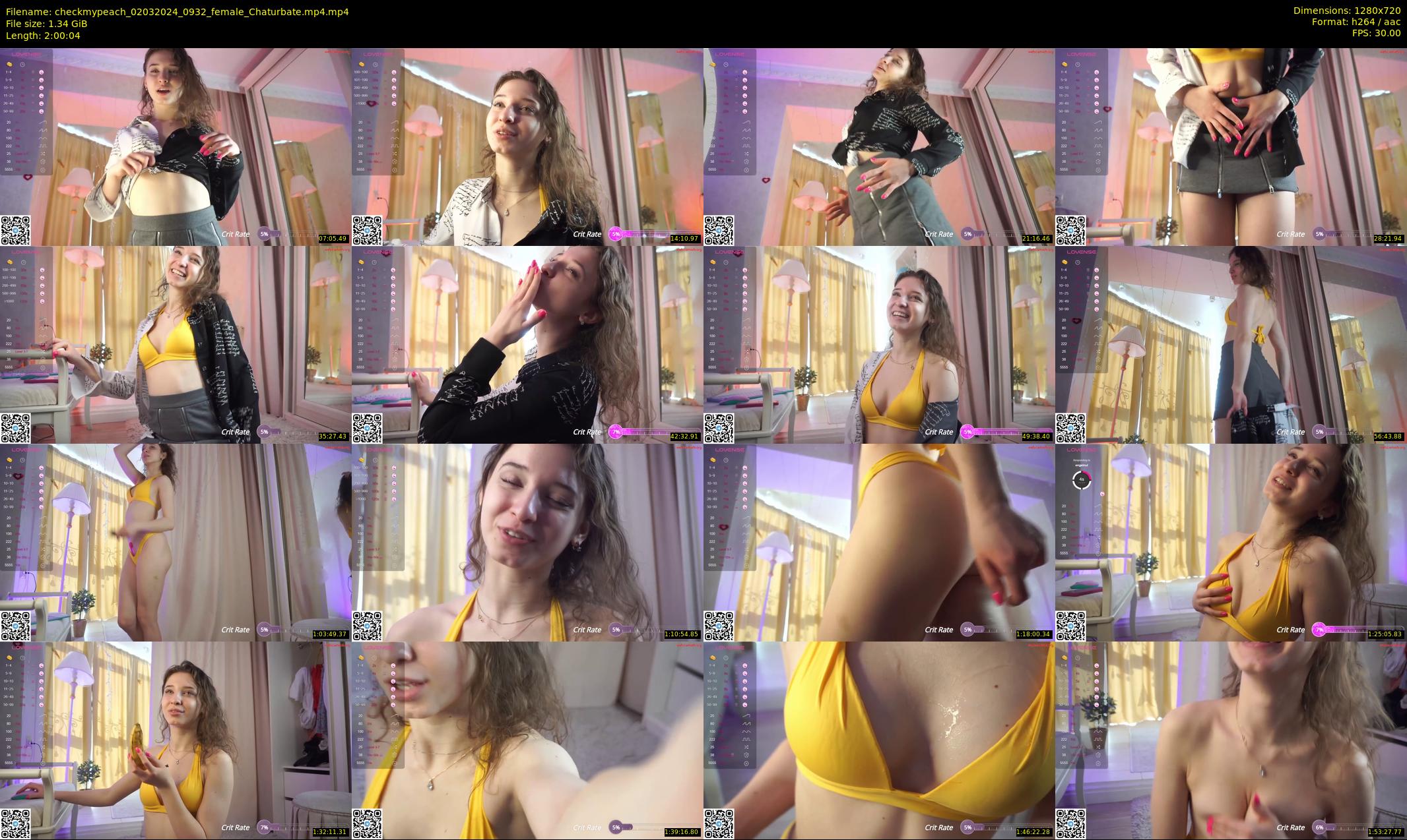 checkmypeach — 121 minute Chaturbate female cam show recording, 720p, Mar 2, 2024