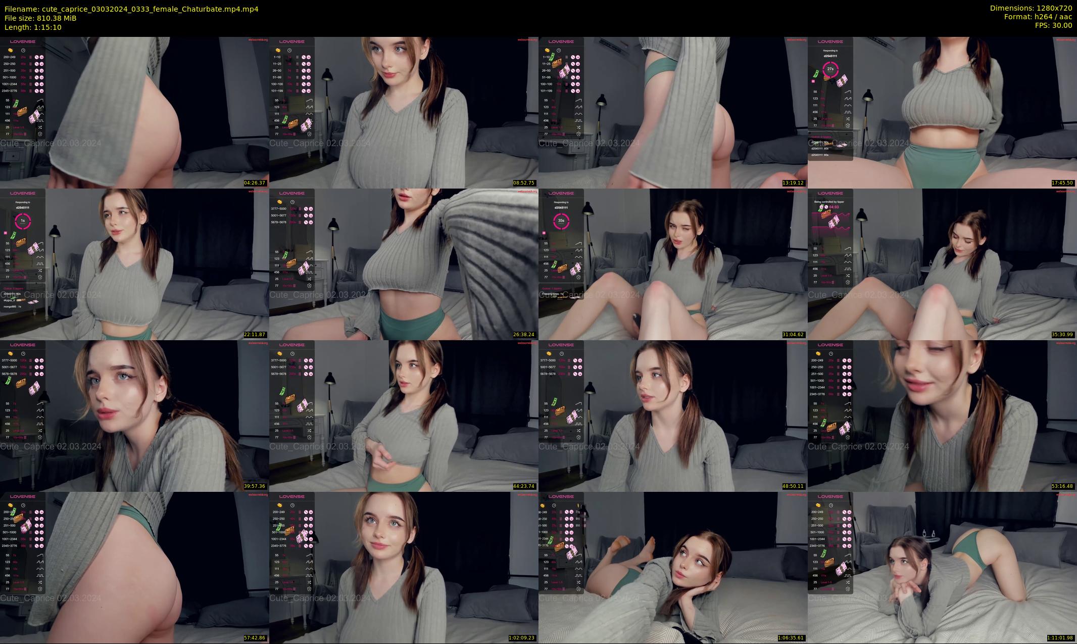 cute_caprice — 76 minute Chaturbate female cam show recording, 720p, Mar 3, 2024