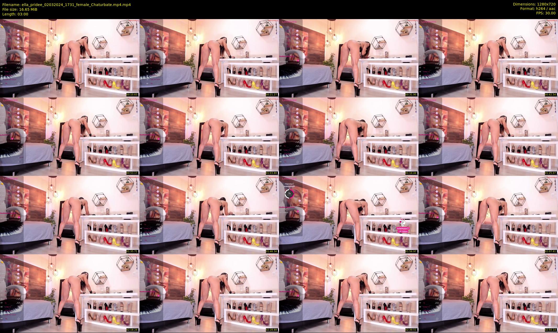 ella_pridee — 3 minute Chaturbate female cam show recording, 720p, Mar 2, 2024