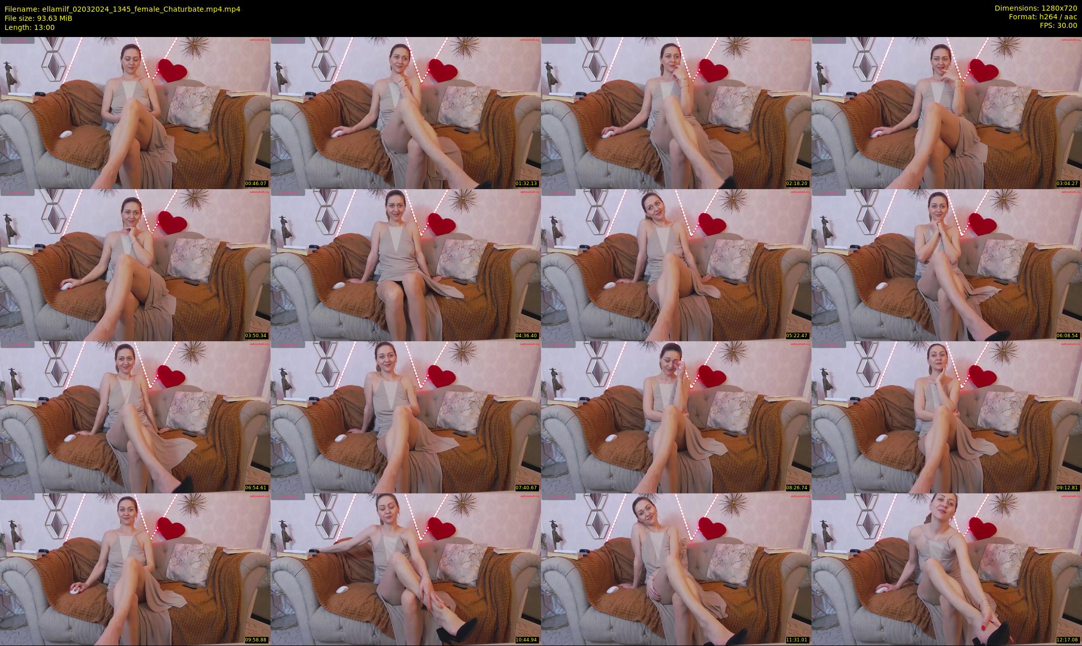 ellamilf — 13 minute Chaturbate female cam show recording, 720p, Mar 2, 2024