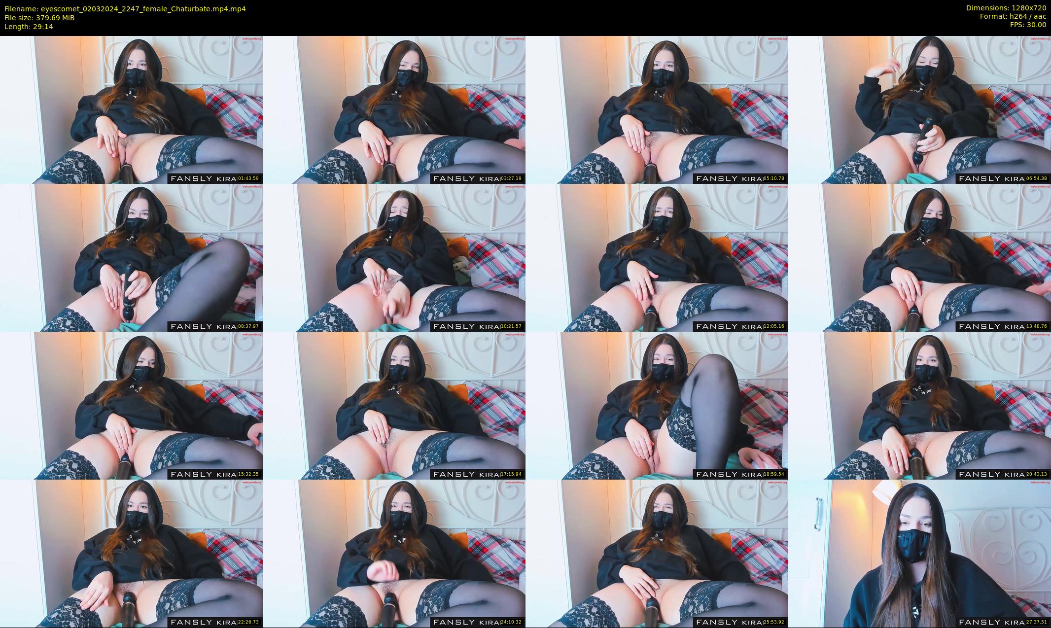 eyescomet — 30 minute Chaturbate female cam show recording, 720p, Mar 2, 2024