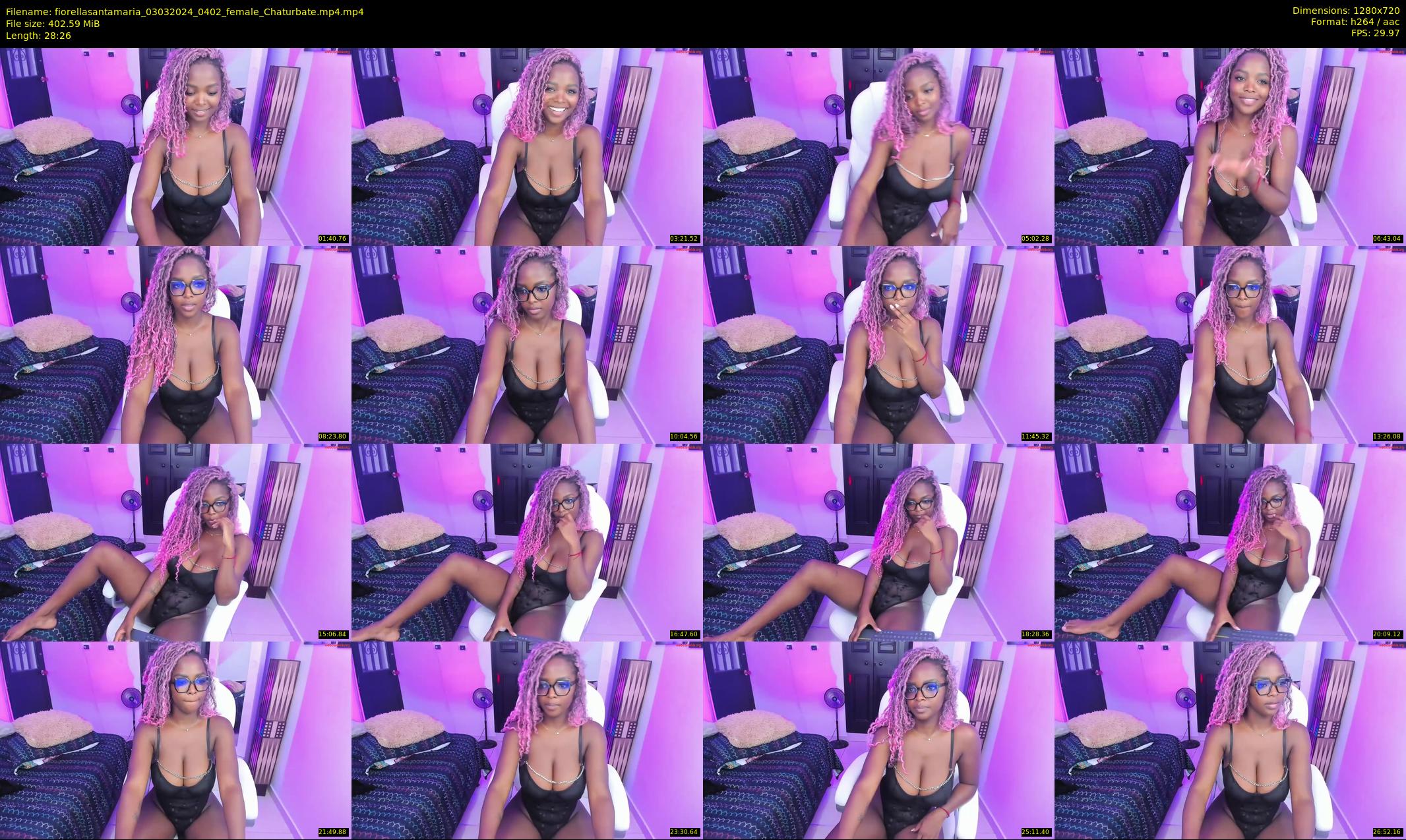 fiorellasantamaria — 29 minute Chaturbate female cam show recording, 720p, Mar 3, 2024