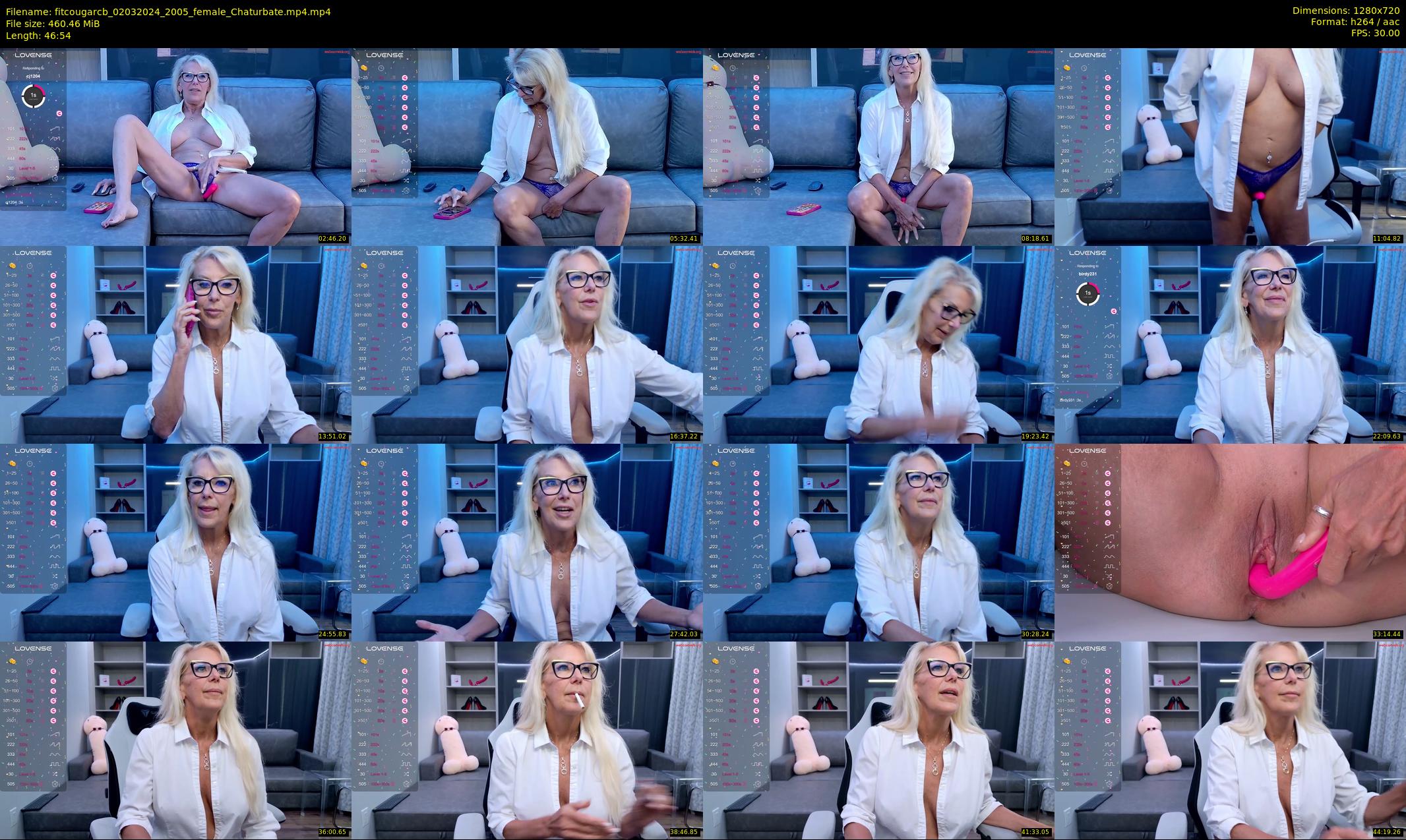 fitcougarcb — 47 minute Chaturbate female cam show recording, 720p, Mar 2, 2024