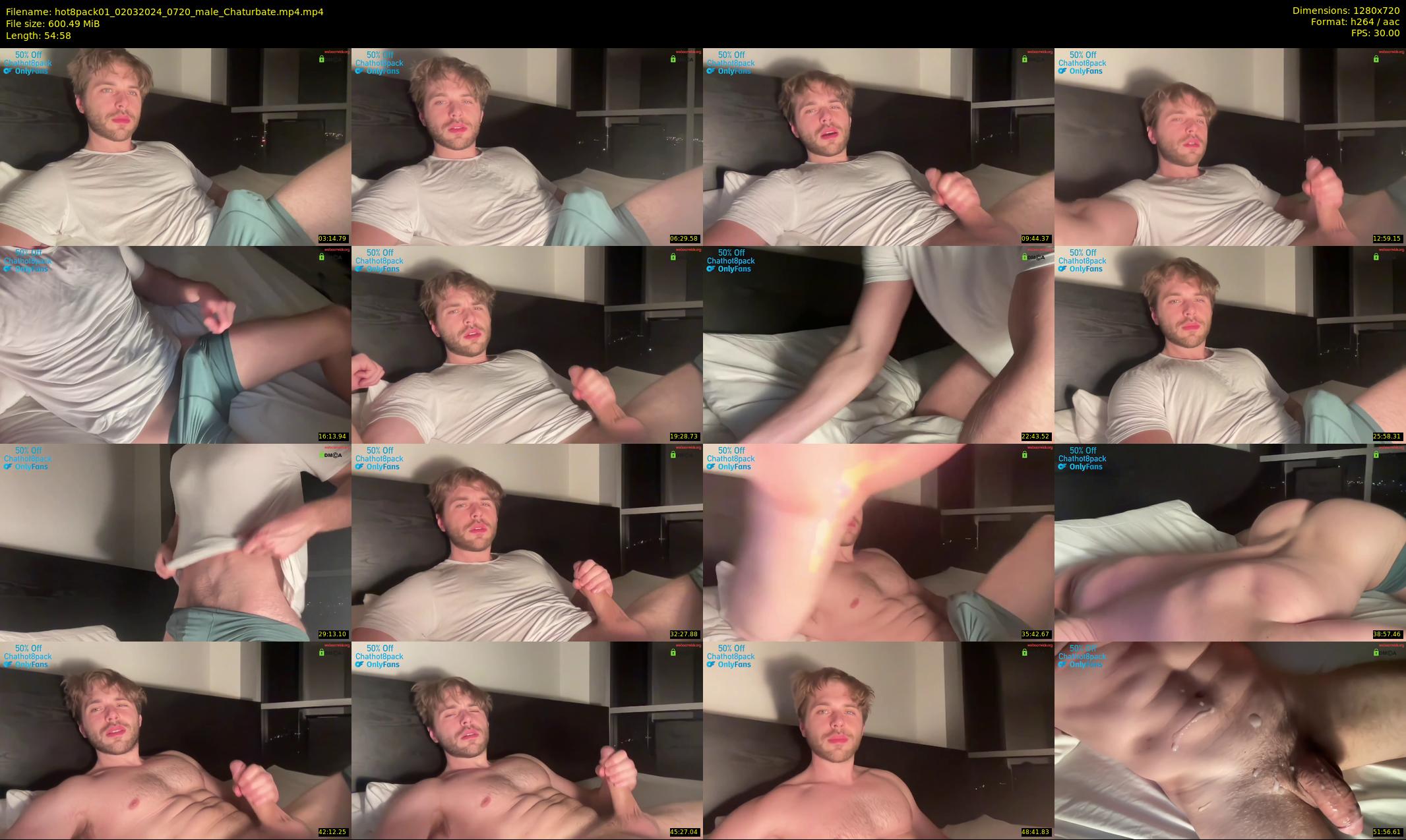 hot8pack01 — 55 minute Chaturbate male cam show recording, 720p, Mar 2, 2024