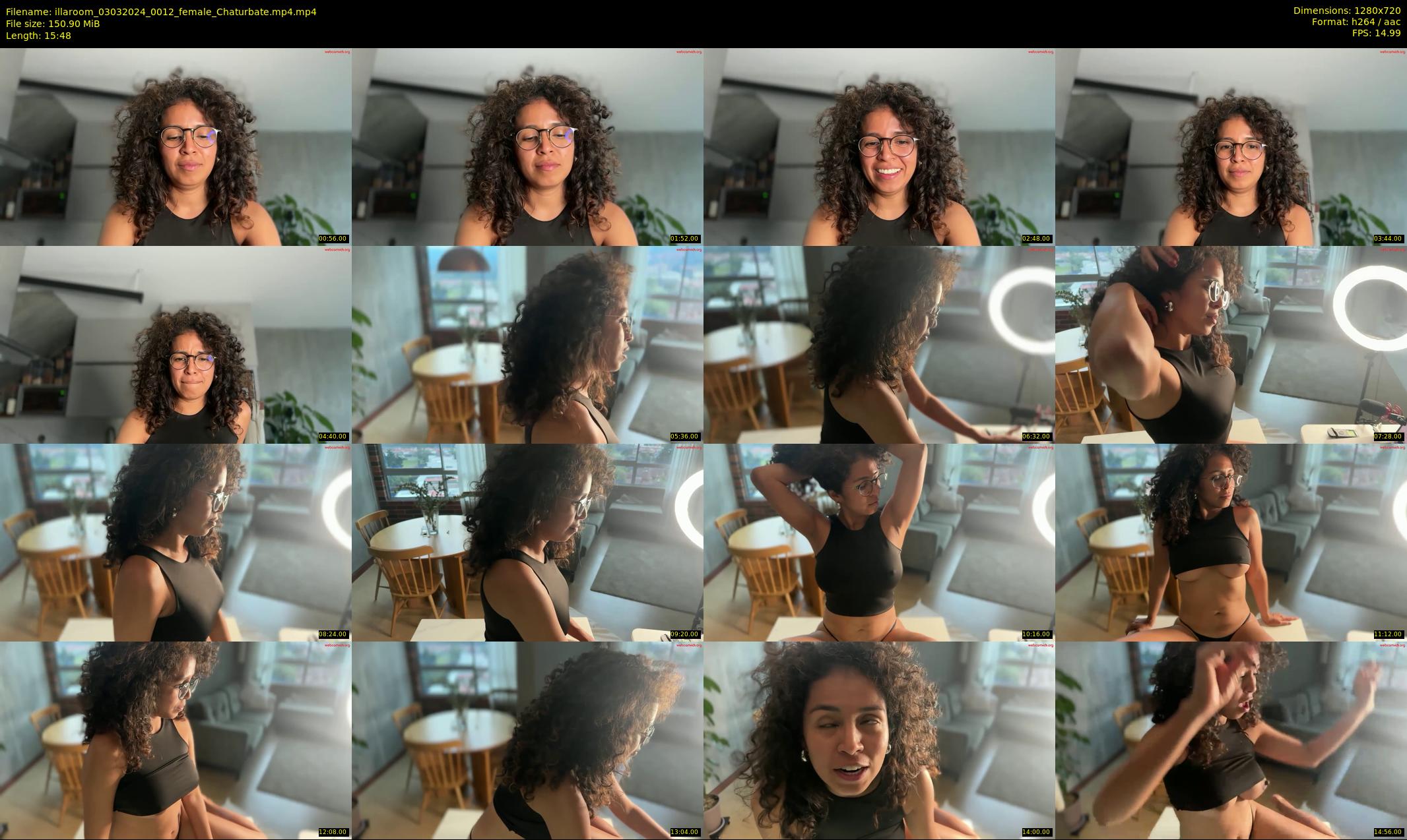illaroom — 16 minute Chaturbate female cam show recording, 720p, Mar 3, 2024