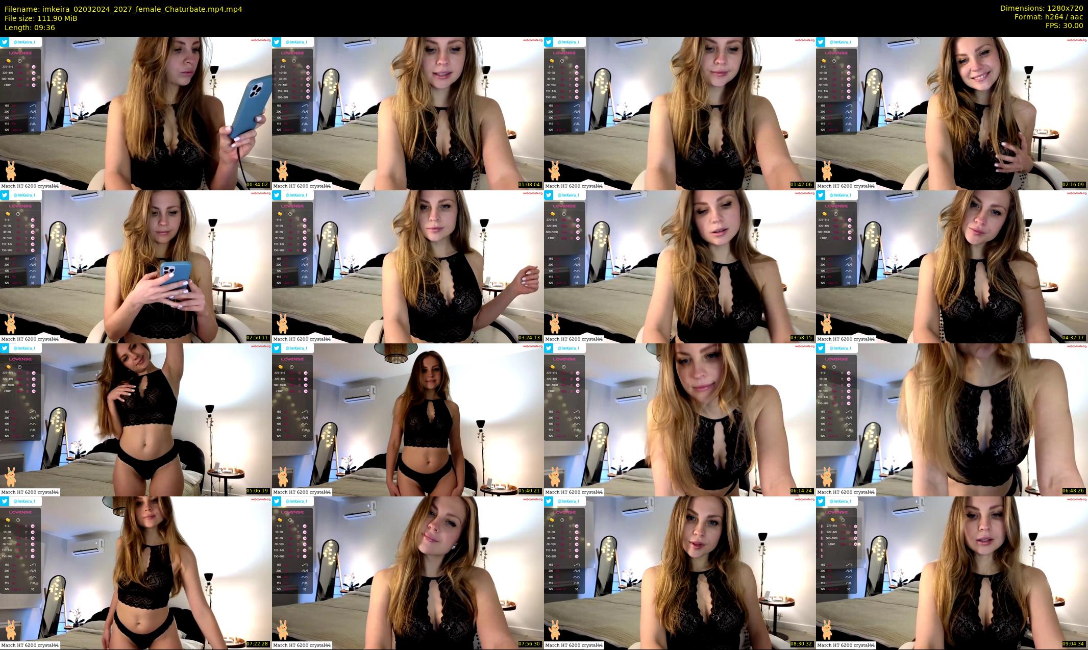 imkeira — 10 minute Chaturbate female cam show recording, 720p, Mar 2, 2024