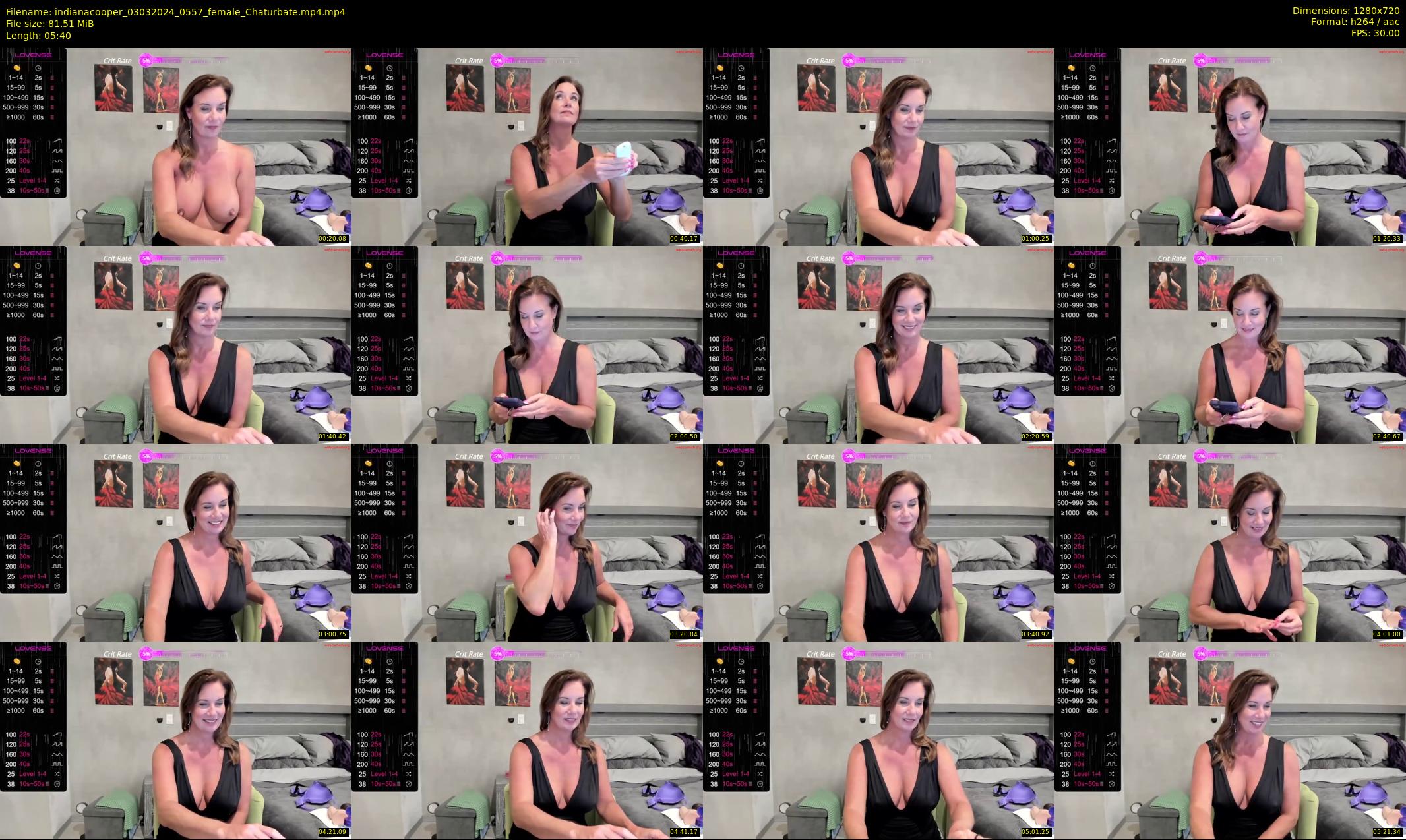 indianacooper — 6 minute Chaturbate female cam show recording, 720p, Mar 3, 2024