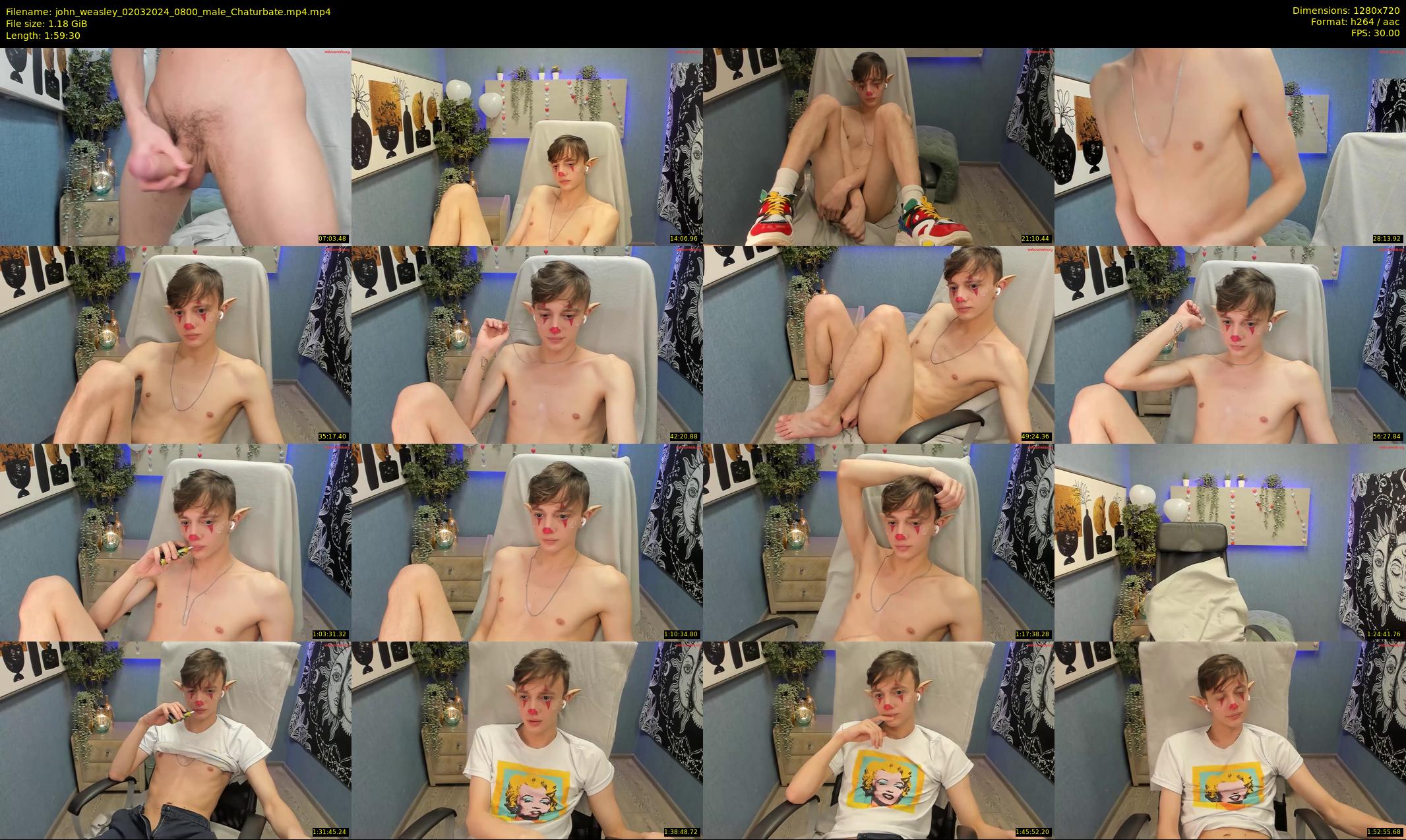 john_weasley — 120 minute Chaturbate male cam show recording, 720p, Mar 2, 2024
