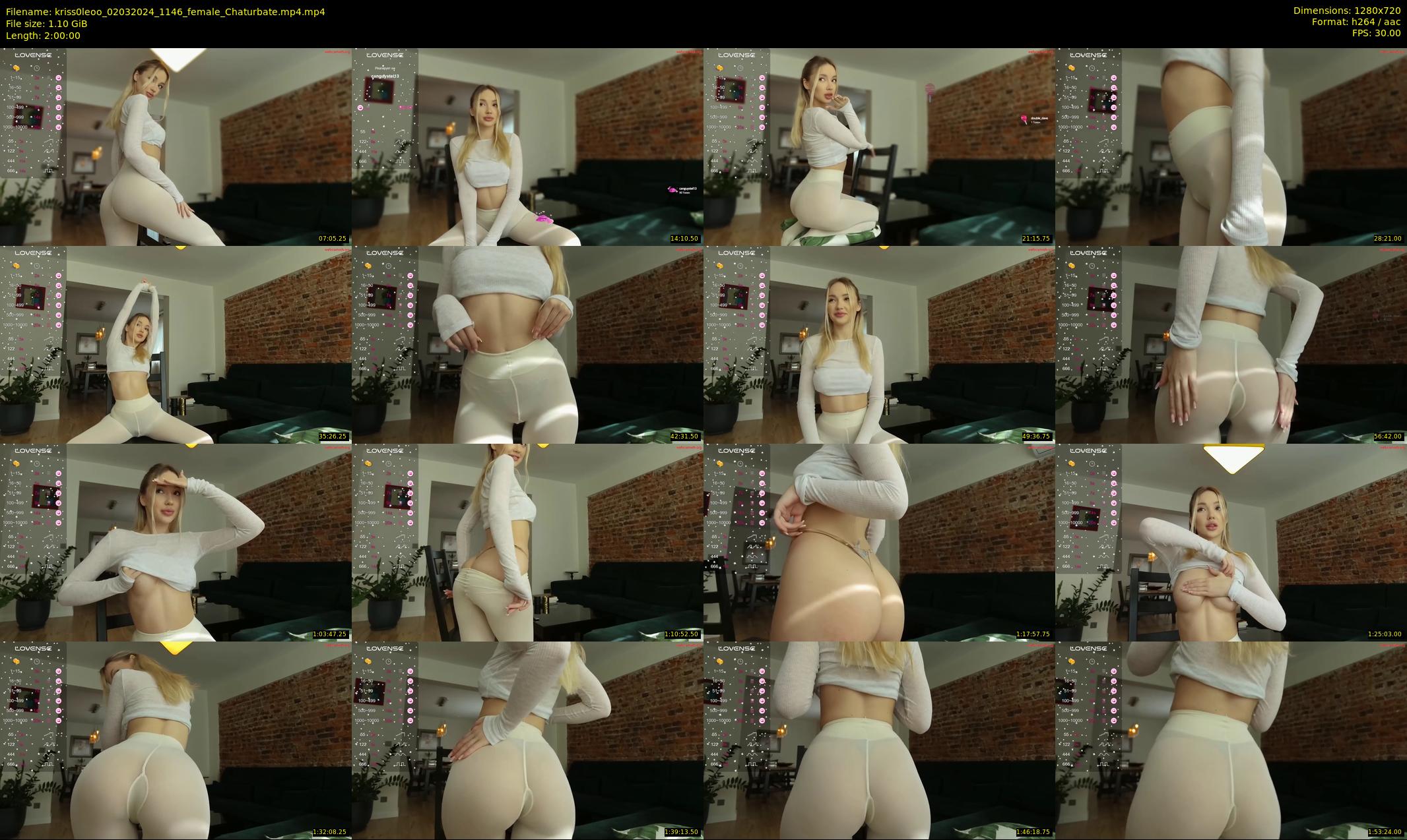 kriss0leoo — 120 minute Chaturbate couple cam show recording, 720p, Mar 2, 2024