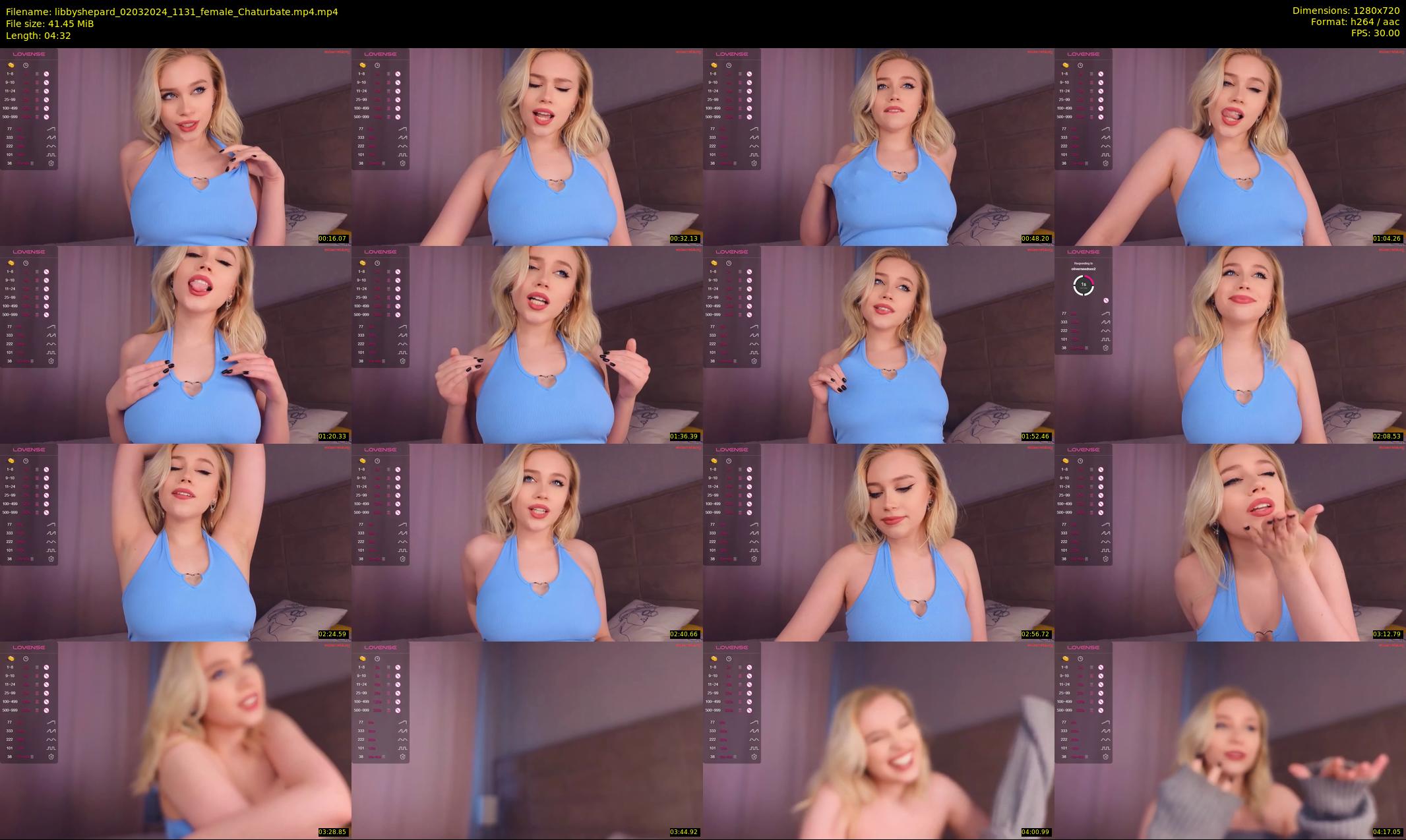 libbyshepard — 5 minute Chaturbate female cam show recording, 720p, Mar 2, 2024