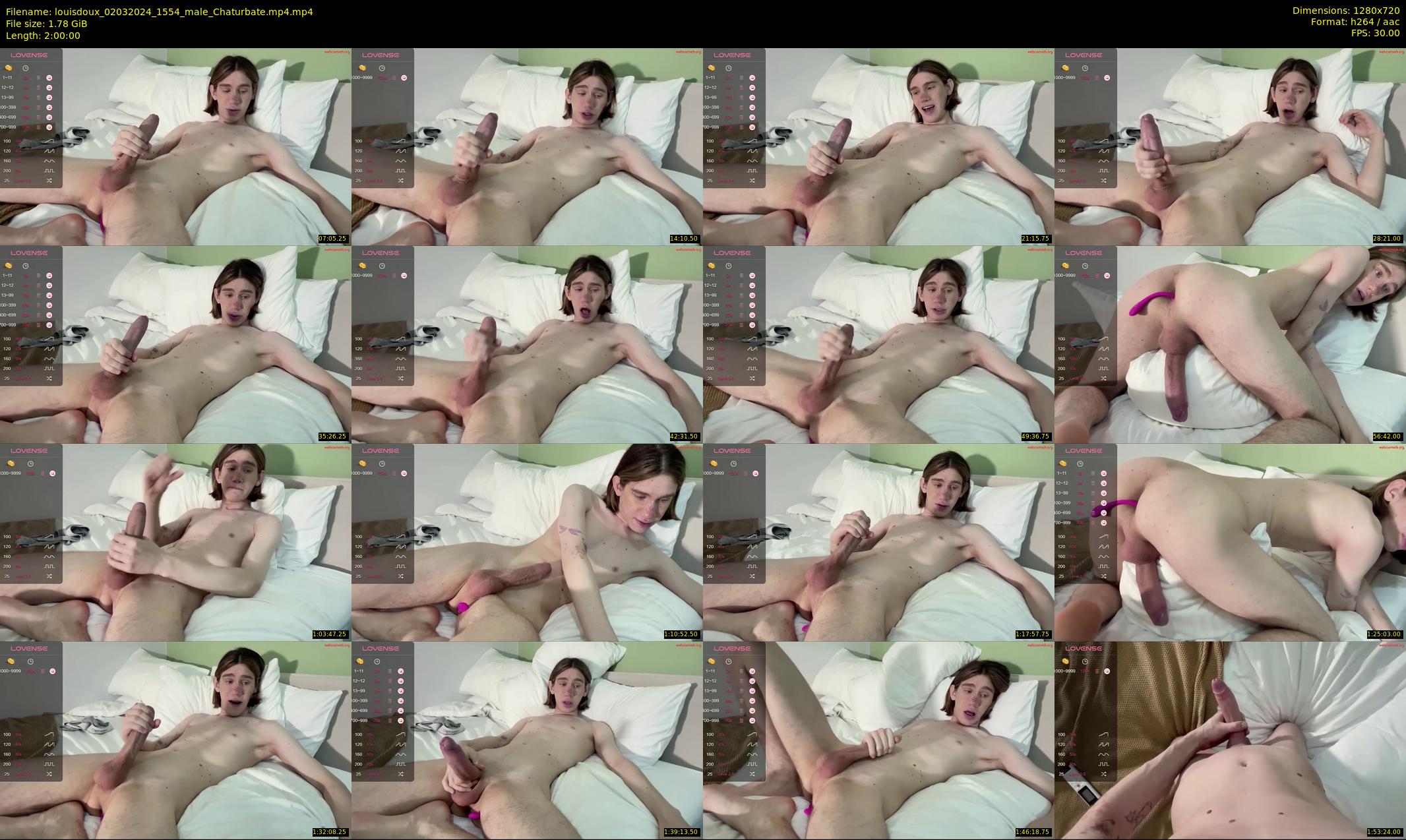 louisdoux — 120 minute Chaturbate male cam show recording, 720p, Mar 2, 2024