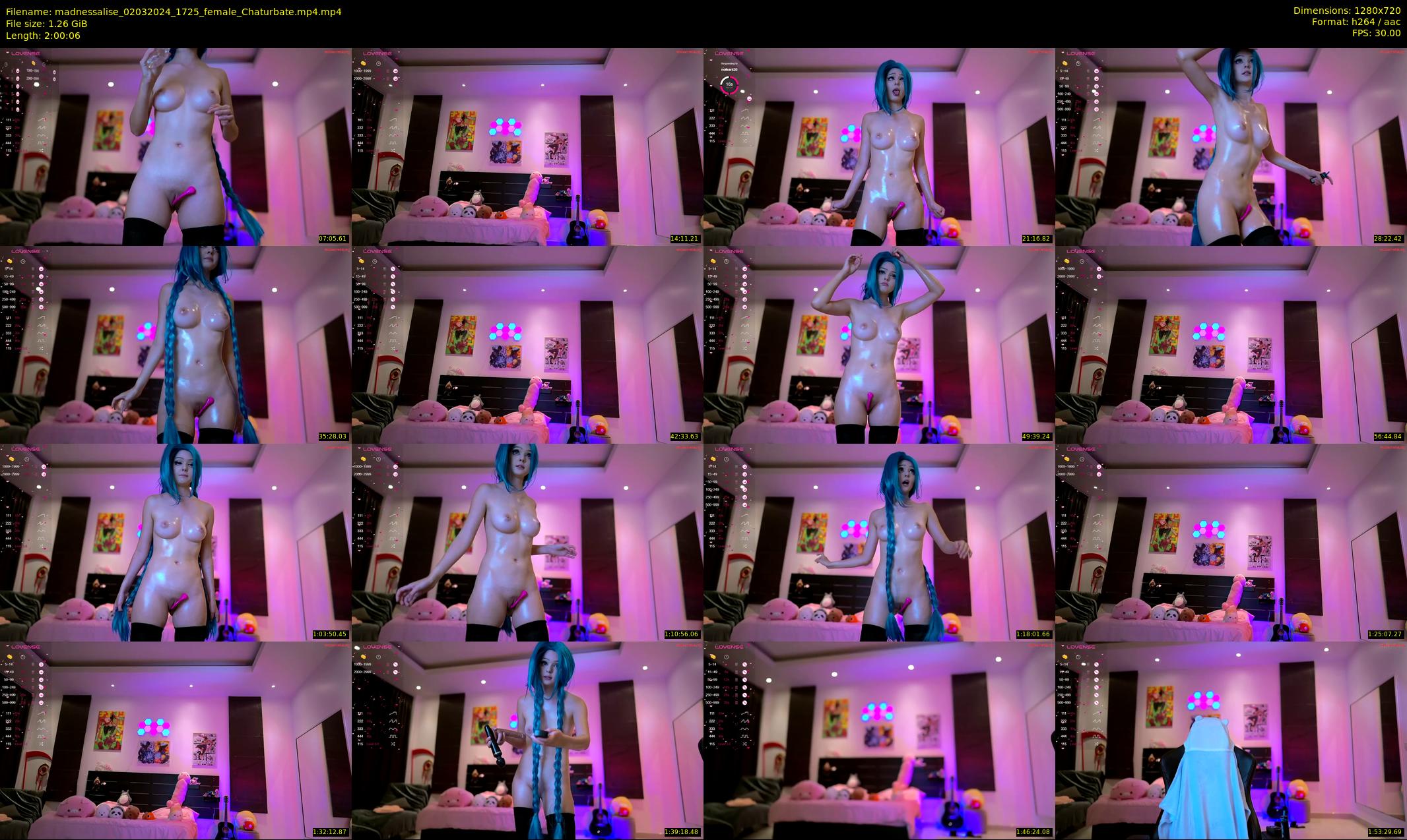 madnessalise — 121 minute Chaturbate female cam show recording, 720p, Mar 2, 2024