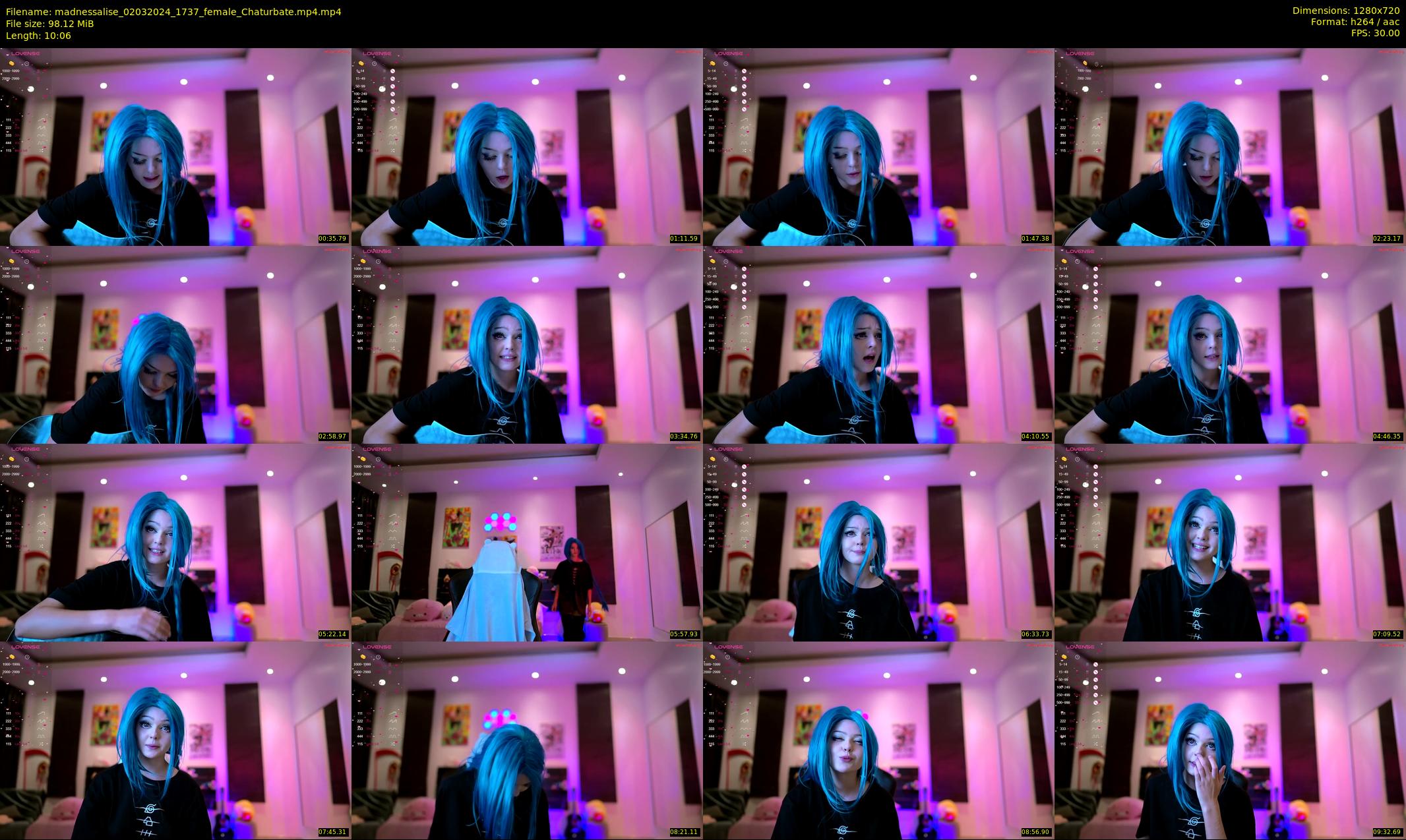 madnessalise — 11 minute Chaturbate female cam show recording, 720p, Mar 2, 2024