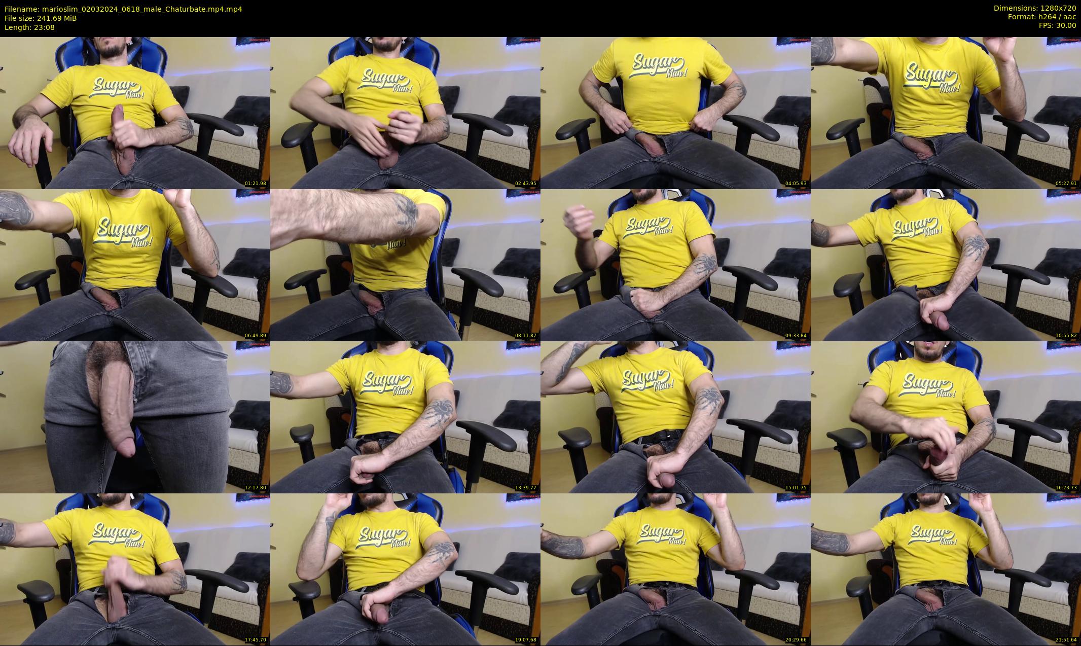 marioslim — 24 minute Chaturbate male cam show recording, 720p, Mar 2, 2024