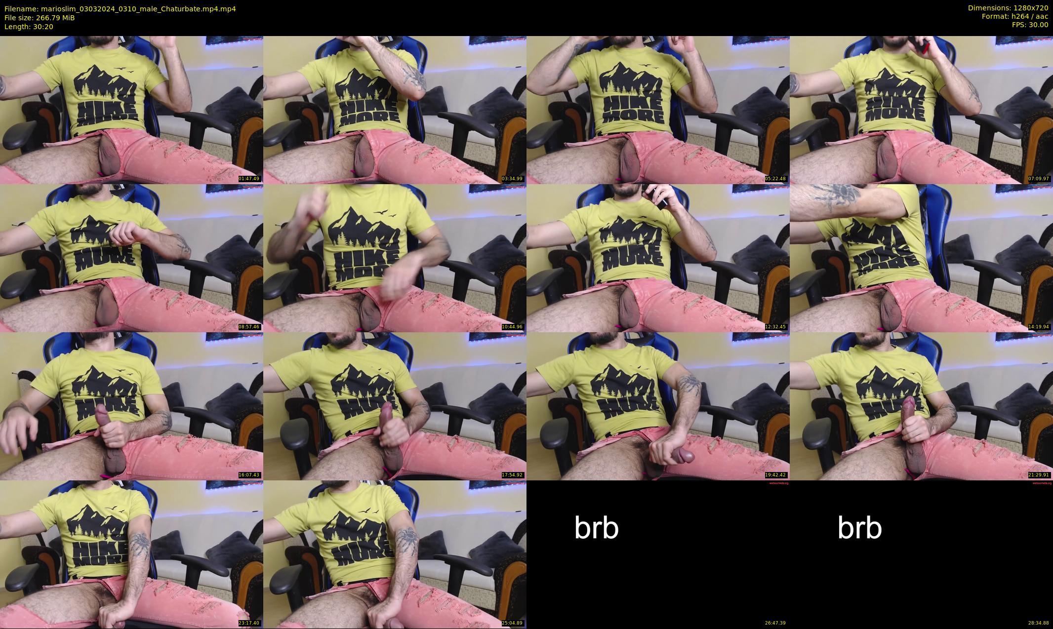 marioslim — 31 minute Chaturbate male cam show recording, 720p, Mar 3, 2024