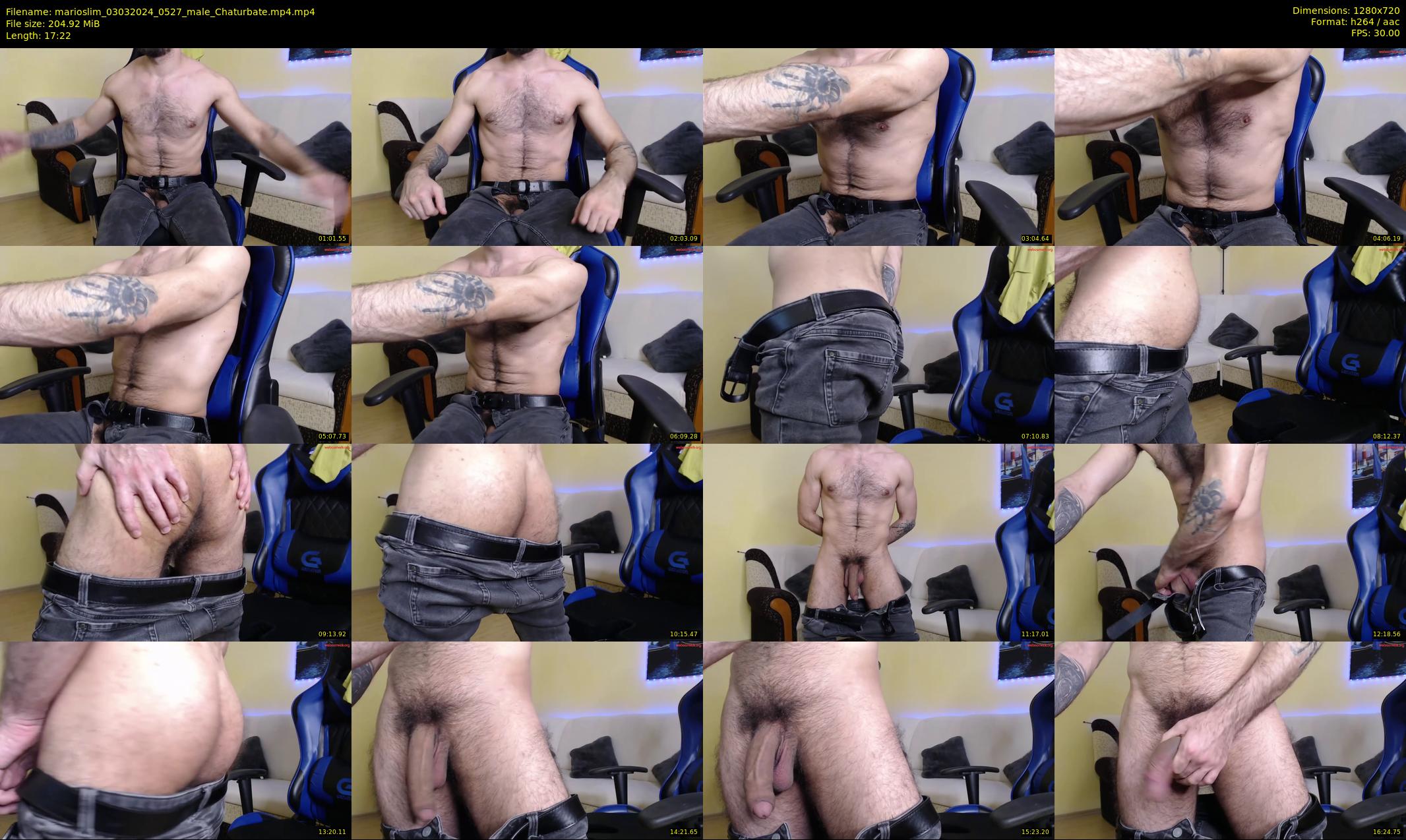 marioslim — 18 minute Chaturbate male cam show recording, 720p, Mar 3, 2024