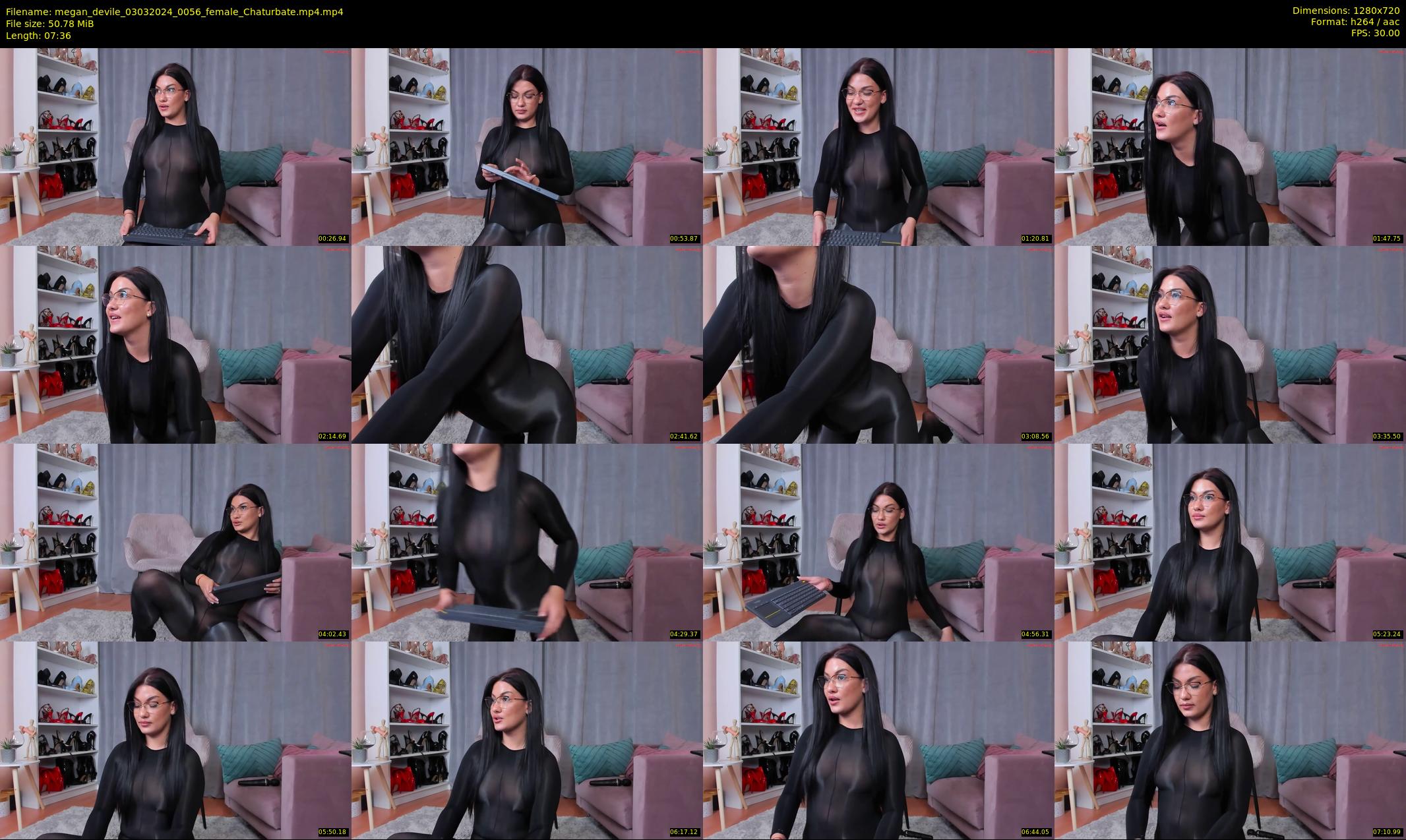 megan_devile — 8 minute Chaturbate female cam show recording, 720p, Mar 3, 2024