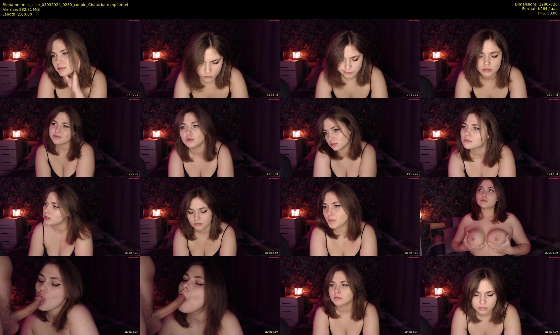 milk_slice — 120 minute Chaturbate couple cam show recording, 720p, Mar 3, 2024