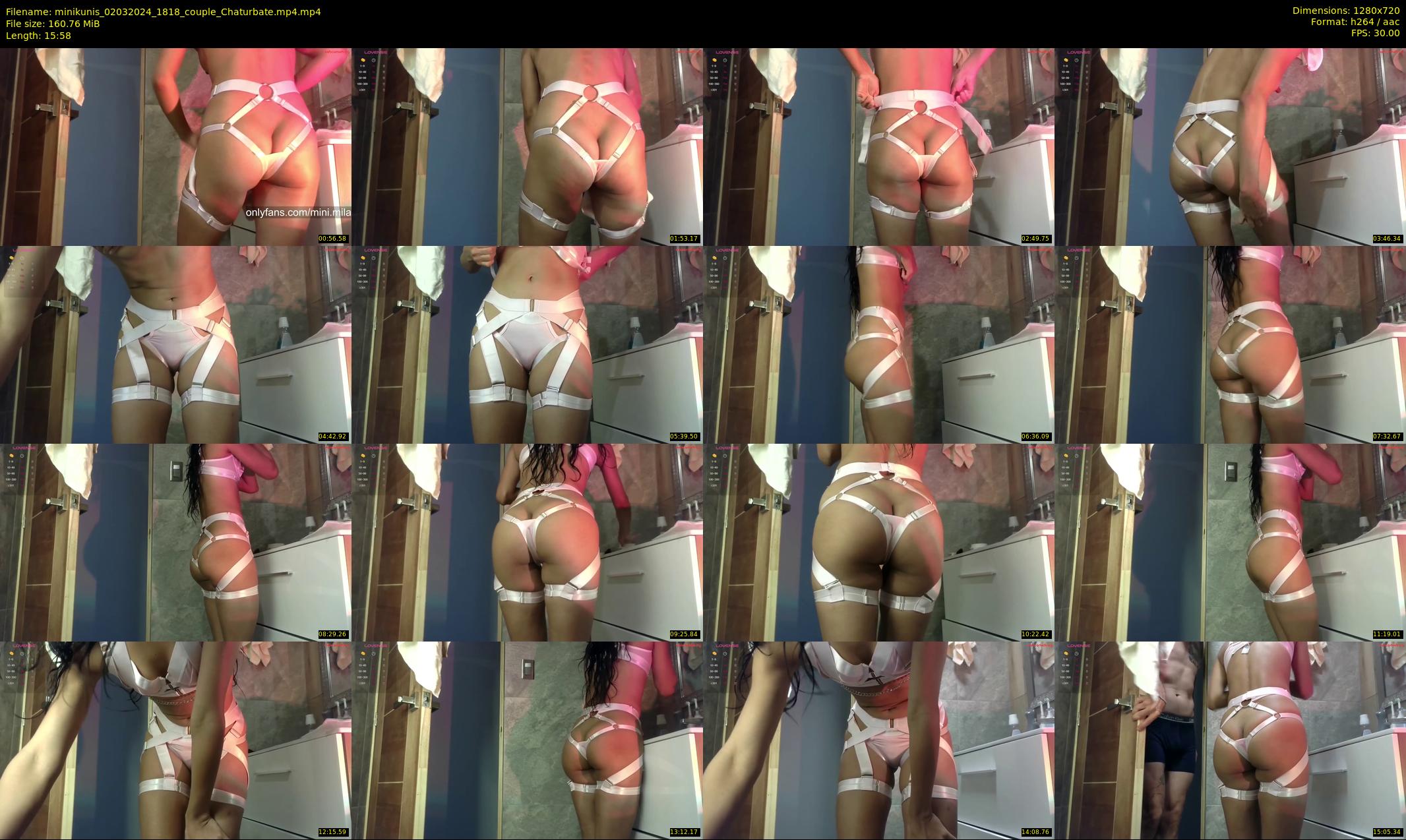 minikunis — 16 minute Chaturbate couple cam show recording, 720p, Mar 2, 2024