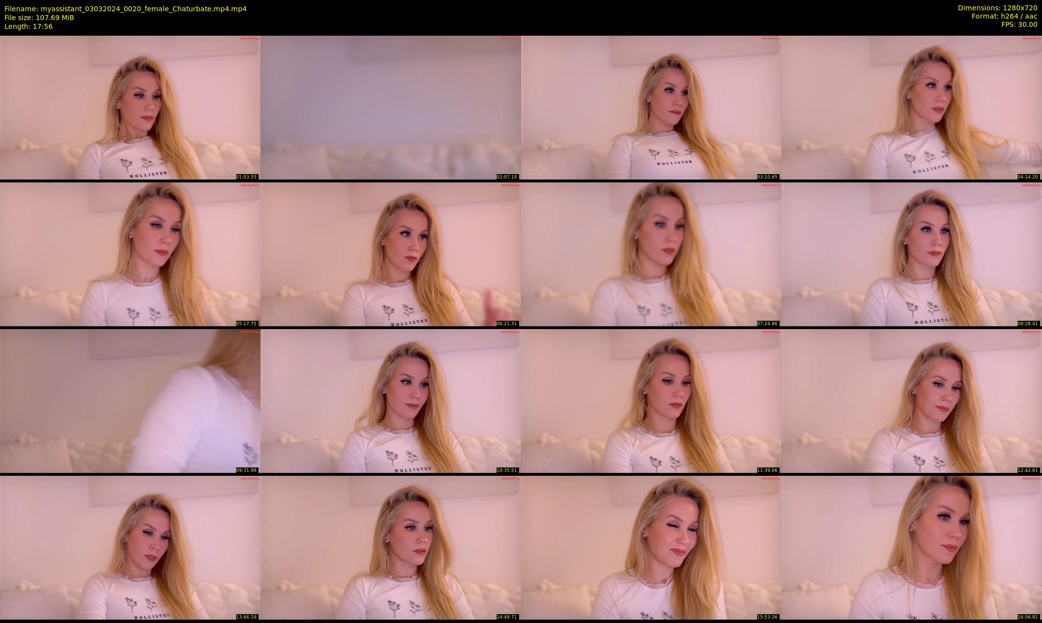 myassistant — 18 minute Chaturbate female cam show recording, 720p, Mar 3, 2024