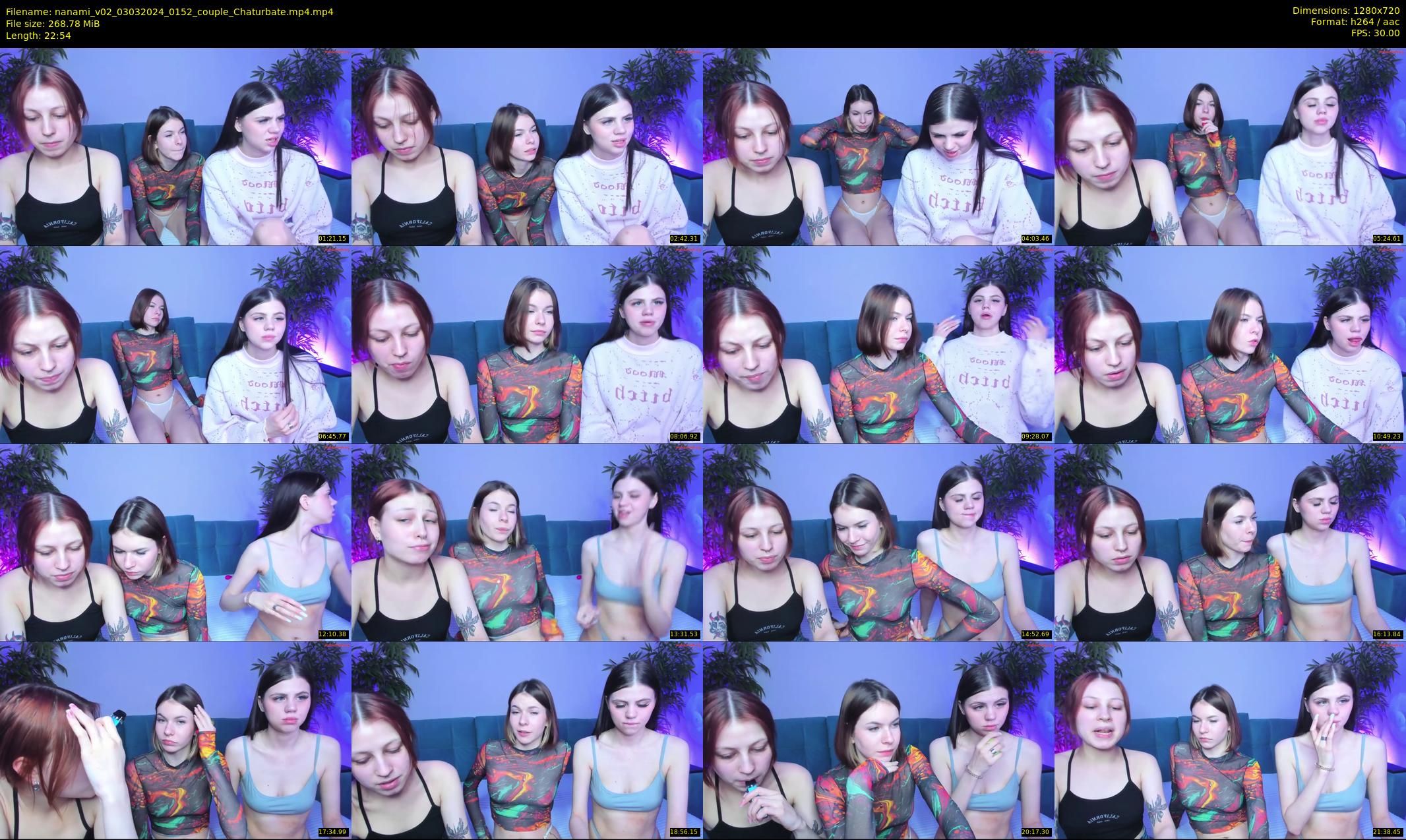 nanami_v02 — 23 minute Chaturbate couple cam show recording, 720p, Mar 3, 2024